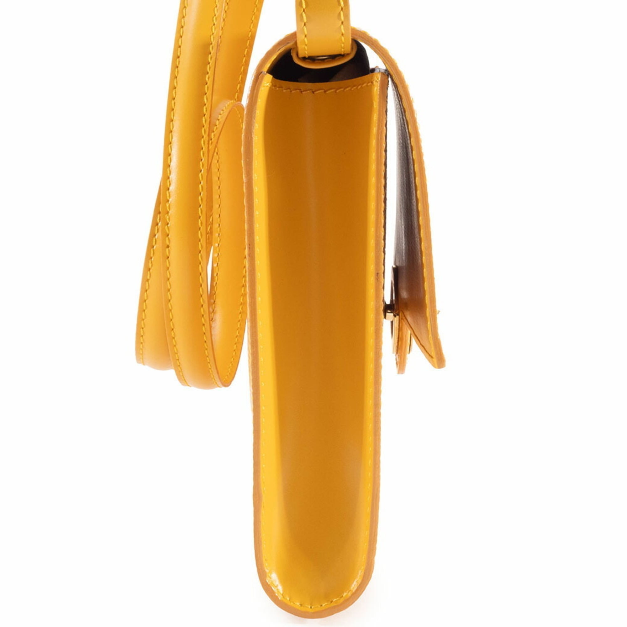 Louis Vuitton Yellow Epi Leather Pochette Shoulder Bag