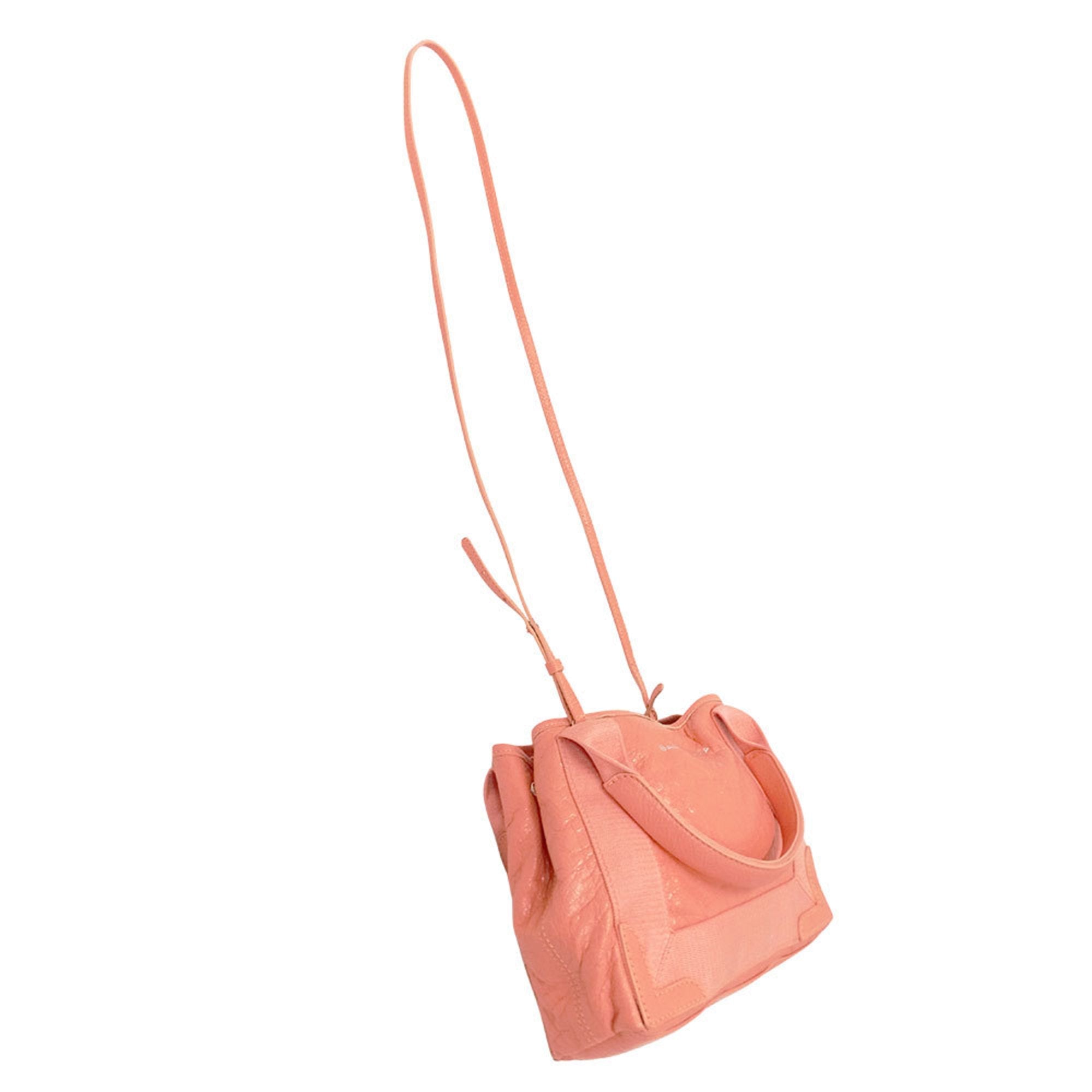 Balenciaga Salmon Pink Leather Handbag Shoulder
