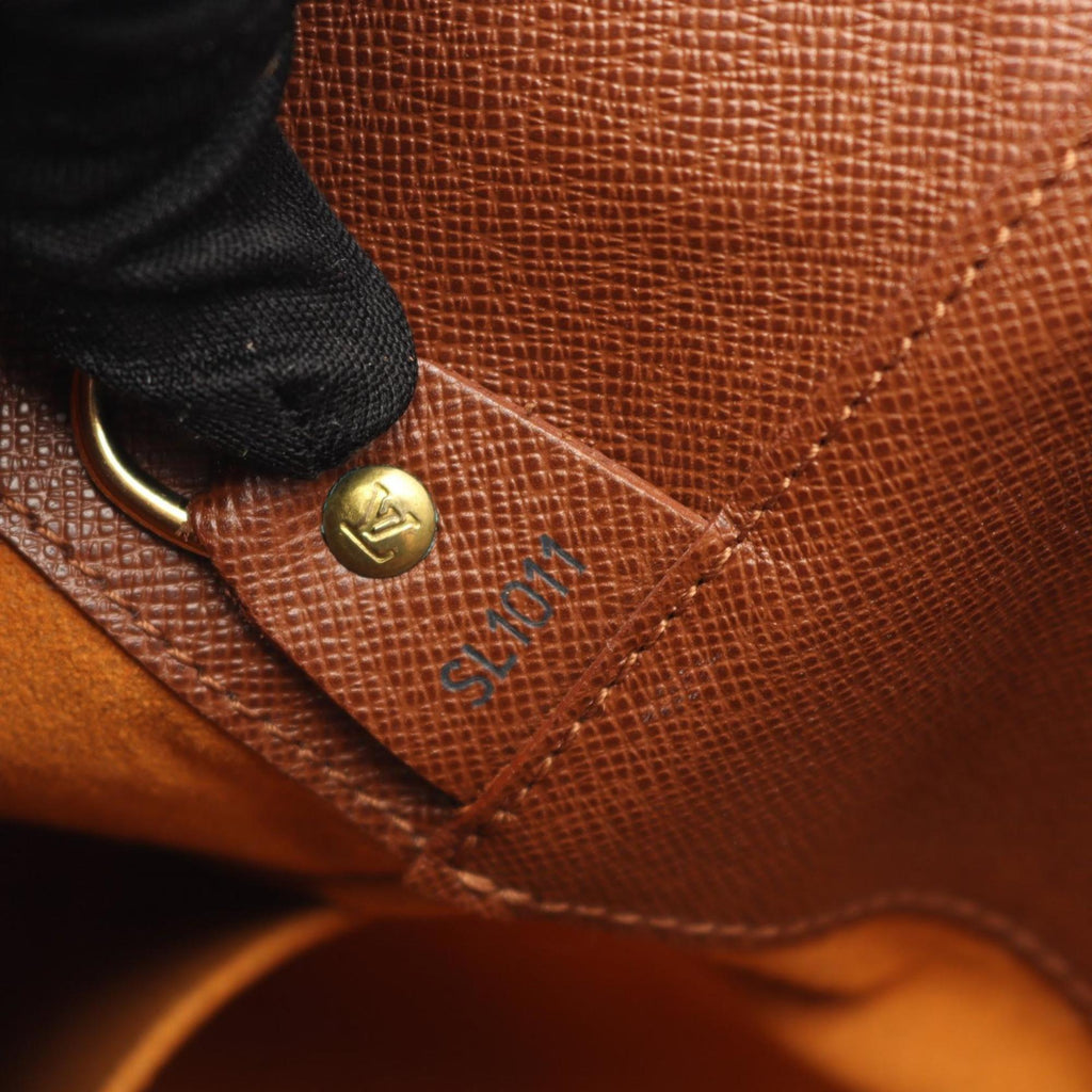 Louis Vuitton Brown Coated Canvas Shoulder Bag