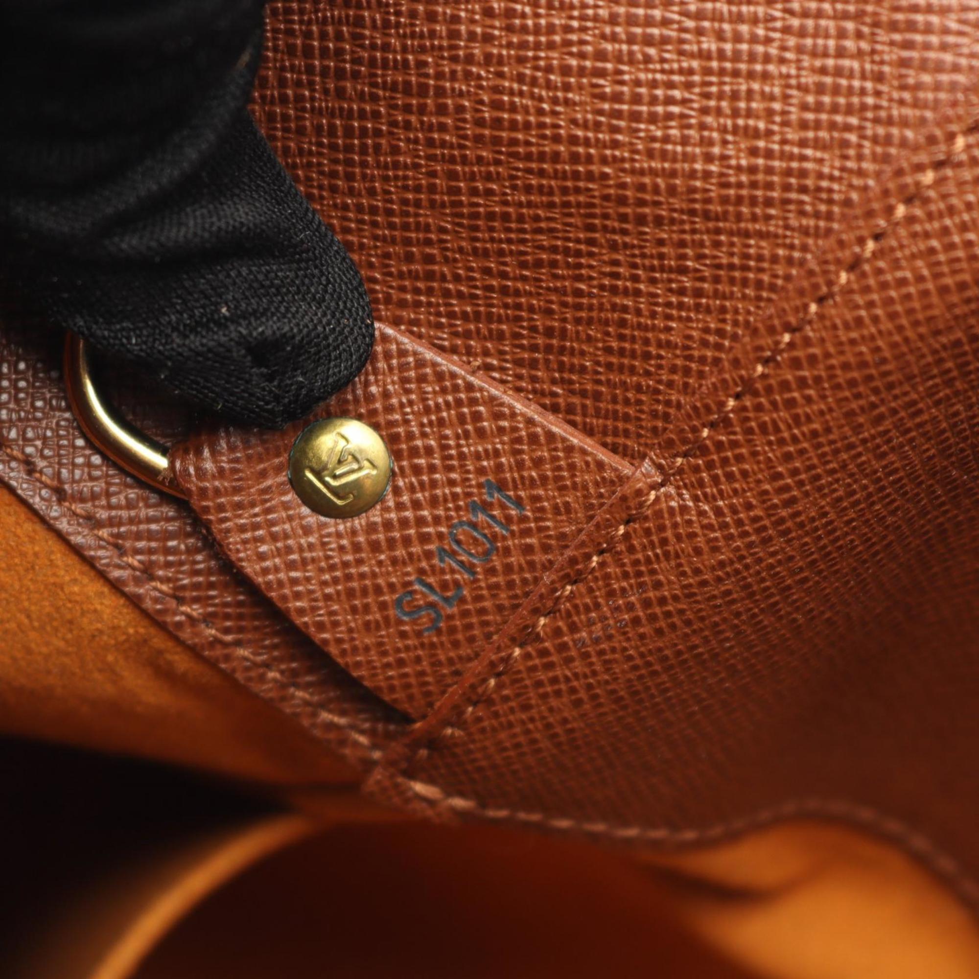 Louis Vuitton Brown Coated Canvas Shoulder Bag