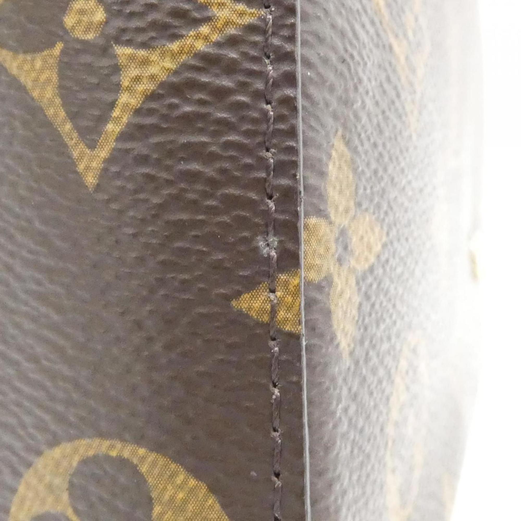 Louis Vuitton Marron Coated Canvas Pochette Shoulder Bag
