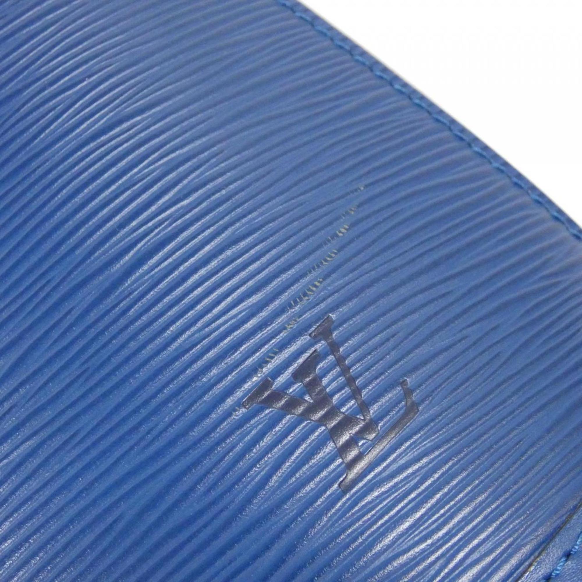 Louis Vuitton Blue Leather Shoulder Bag