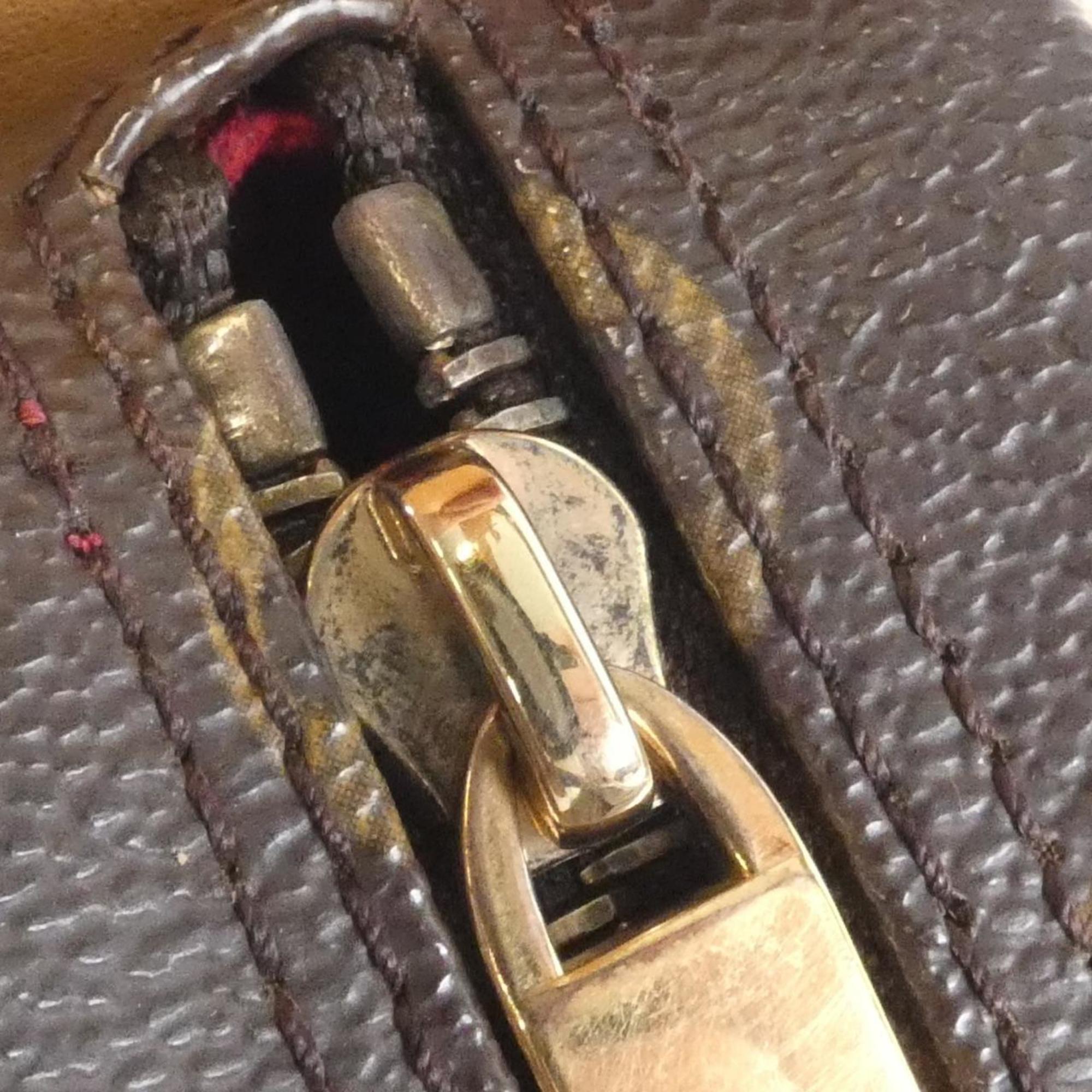 Louis Vuitton Marron Coated Canvas Shoulder Bag