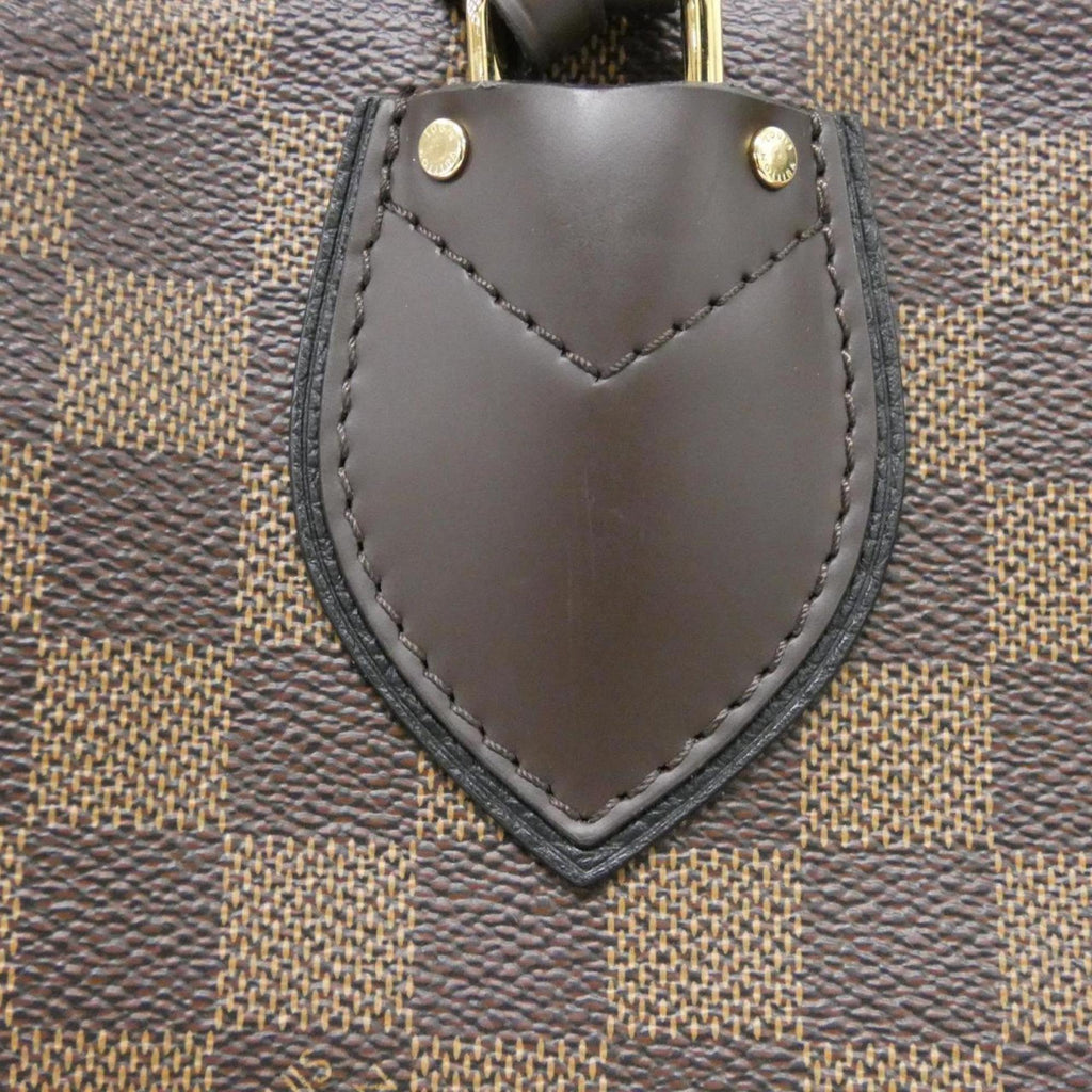 Louis Vuitton Brown Coated Canvas Handbag