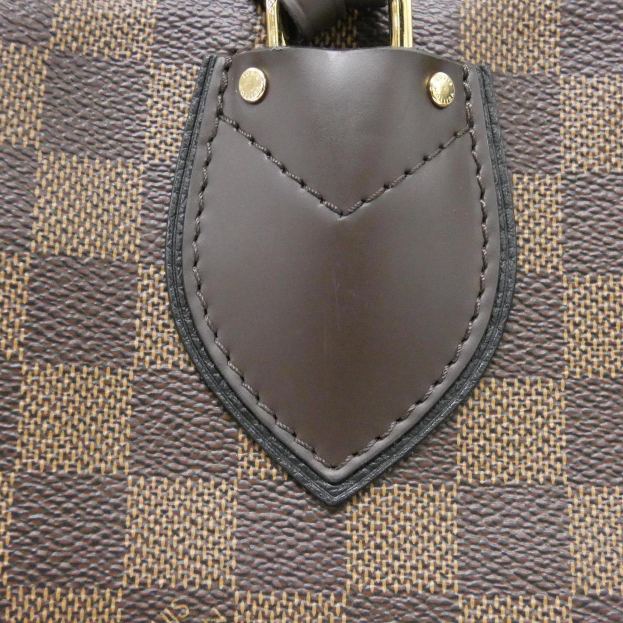 Louis Vuitton Brown Coated Canvas Handbag