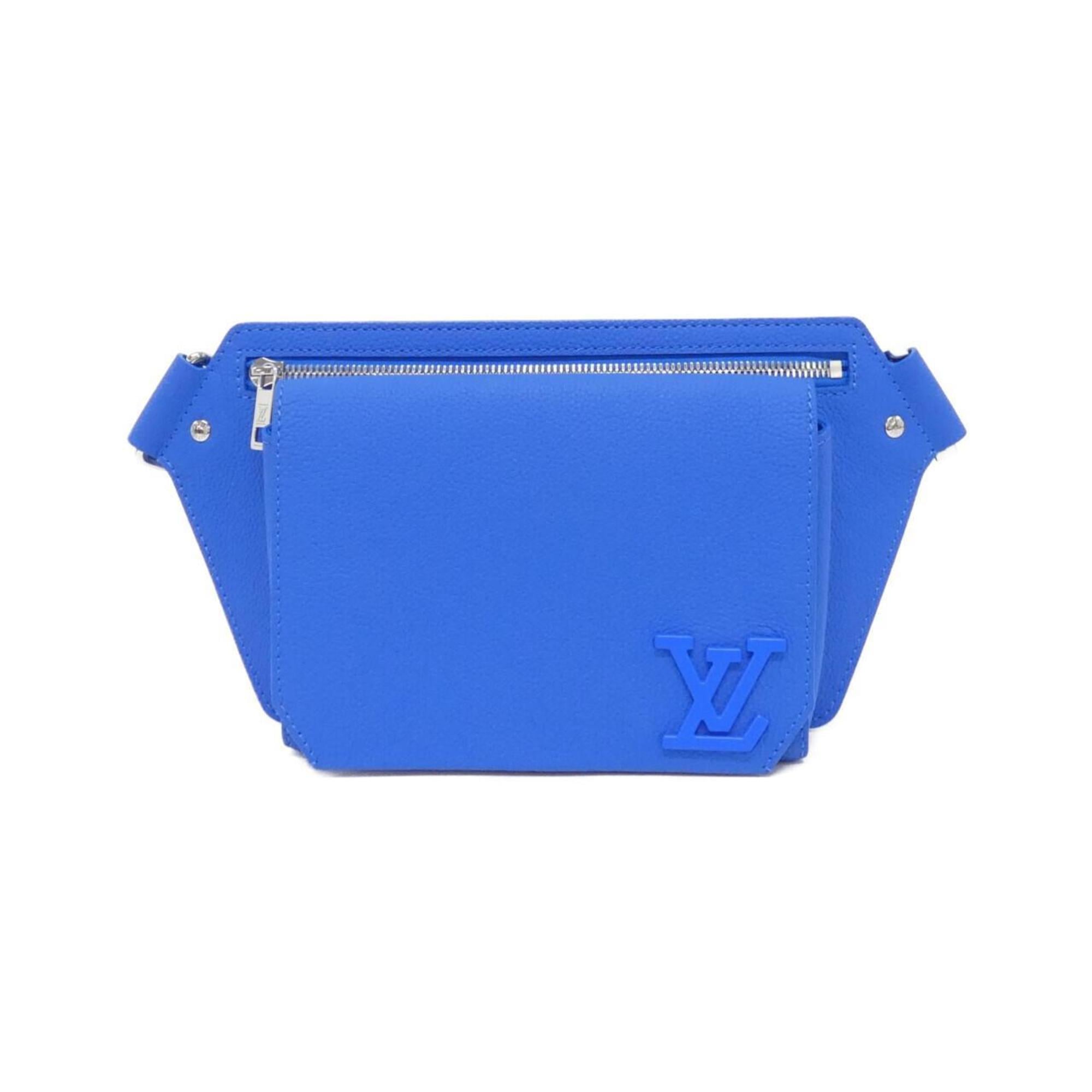 Louis Vuitton Blue Leather Shoulder Bag