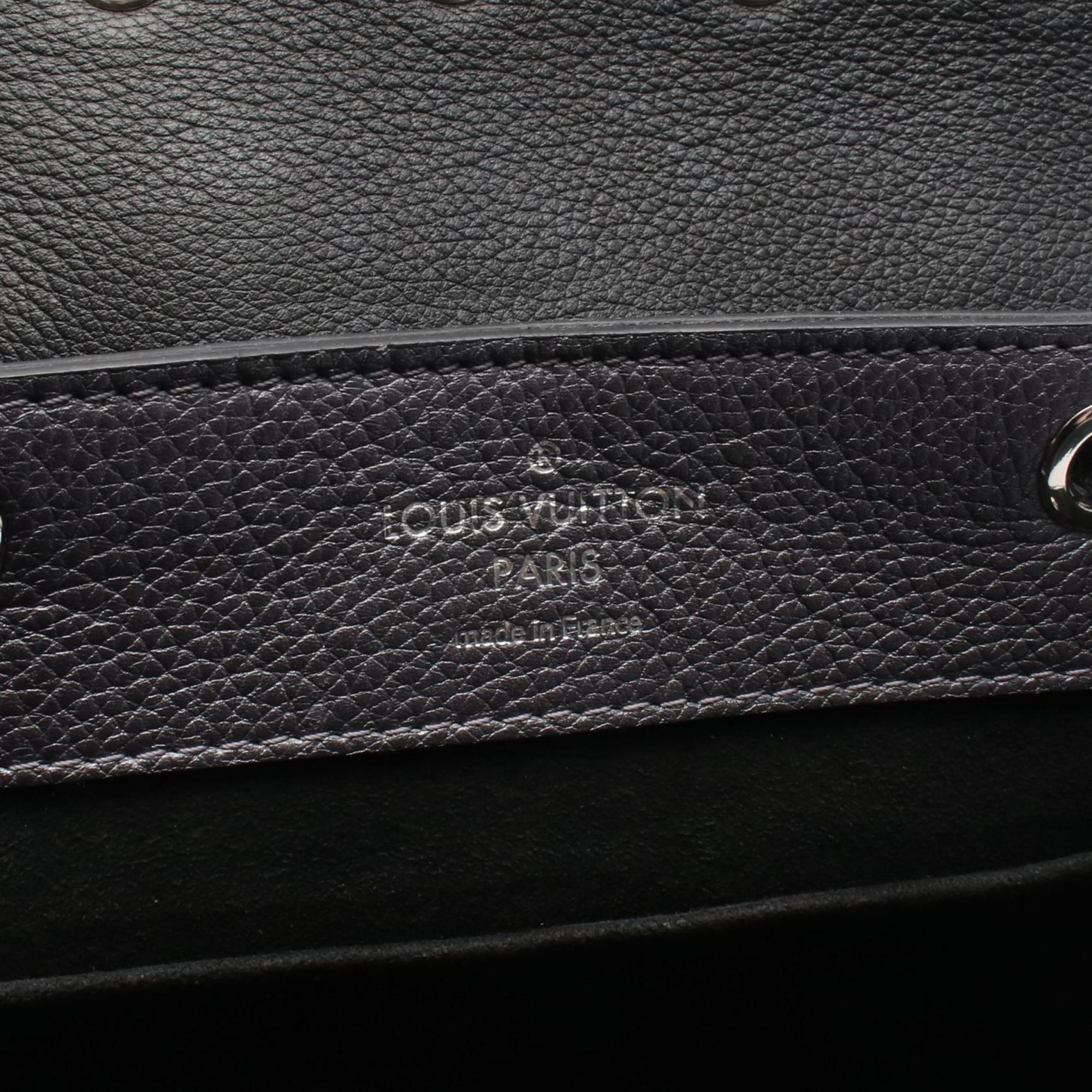 Louis Vuitton Gray Leather Backpack