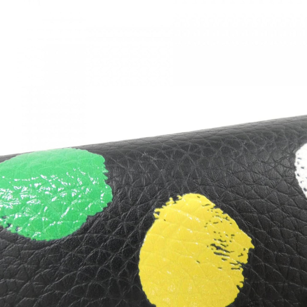 Louis Vuitton Black Leather Wallet (Tri-Fold)