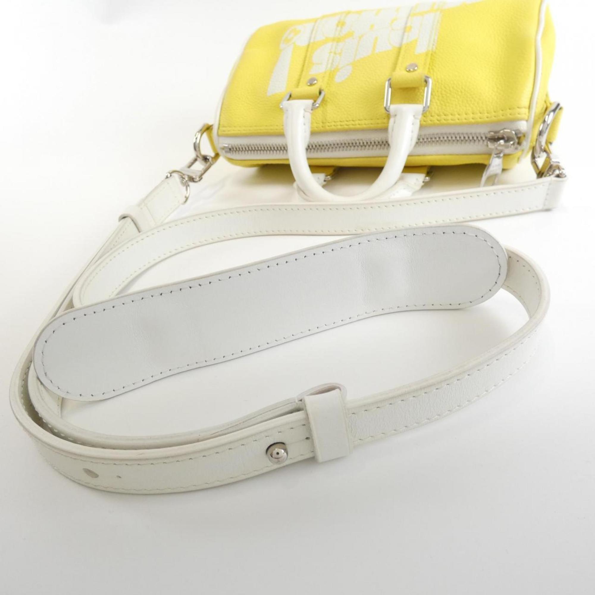 Louis Vuitton Jaune Leather Boston Bag