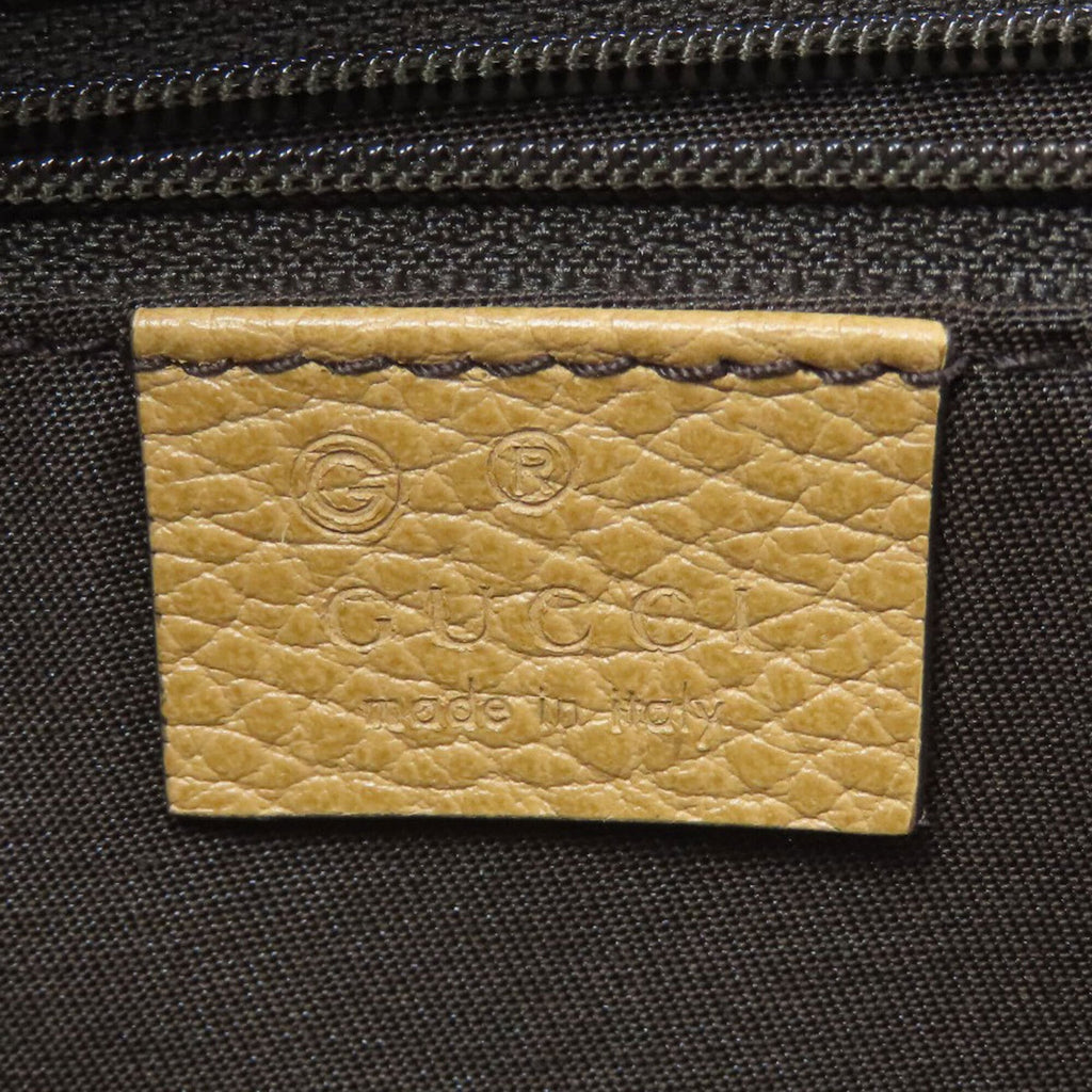 Gucci Brown Leather Handbag (Pre-Owned)