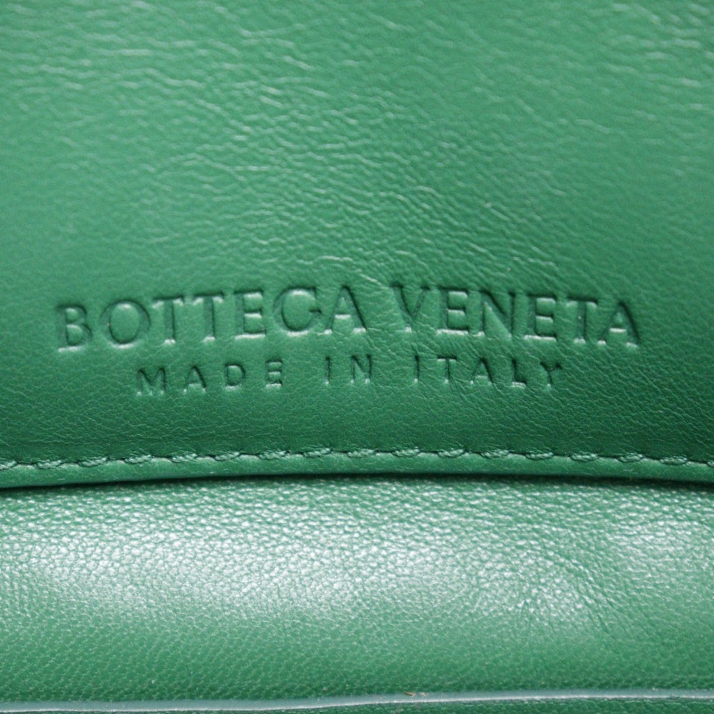 Bottega Veneta Green Leather Shoulder Bag