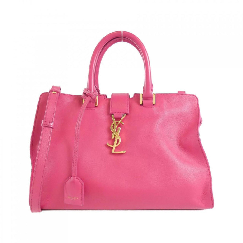 Saint Laurent Gold Leather Handbag (Pre-Owned)