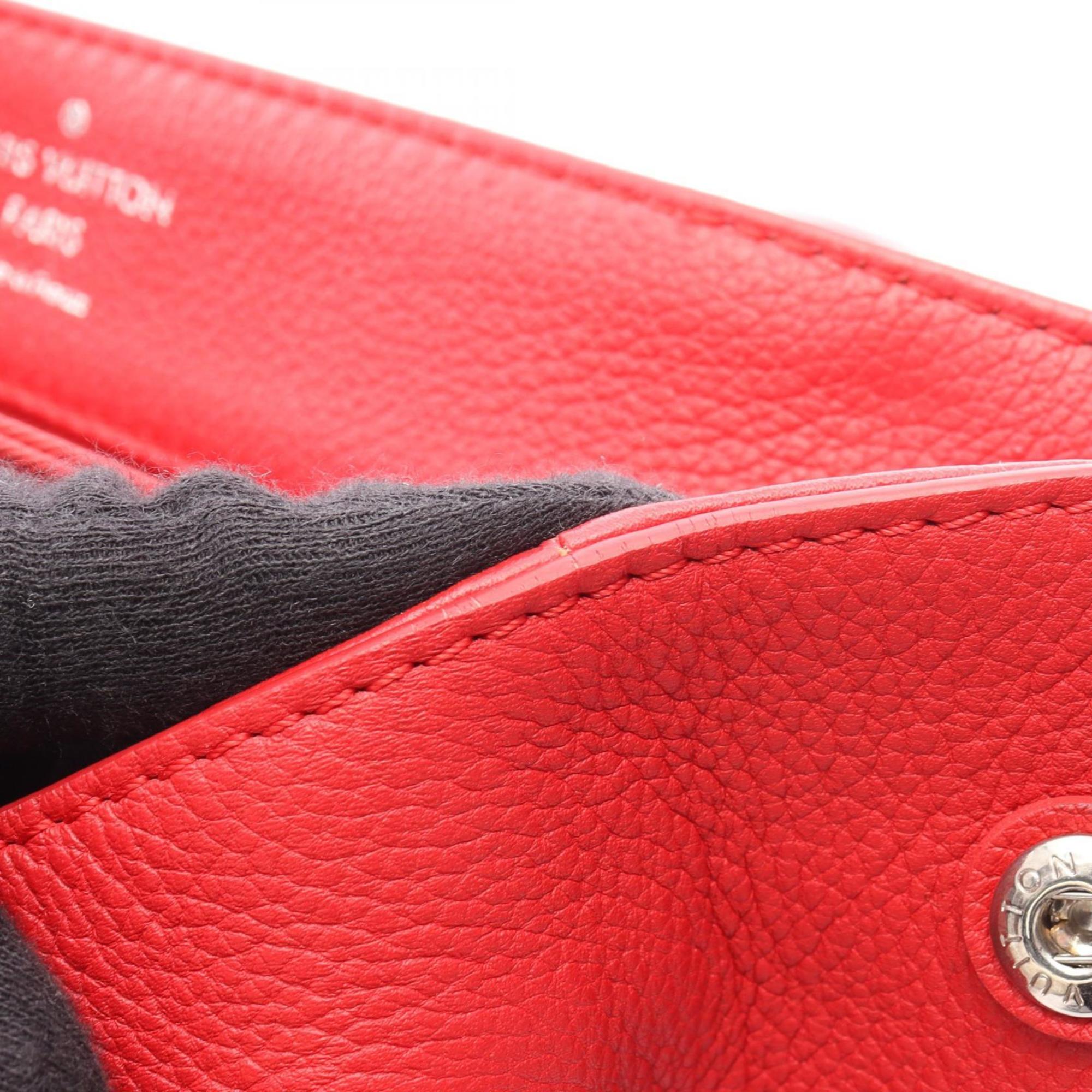 Louis Vuitton Red Color Ruby Leather Handbag