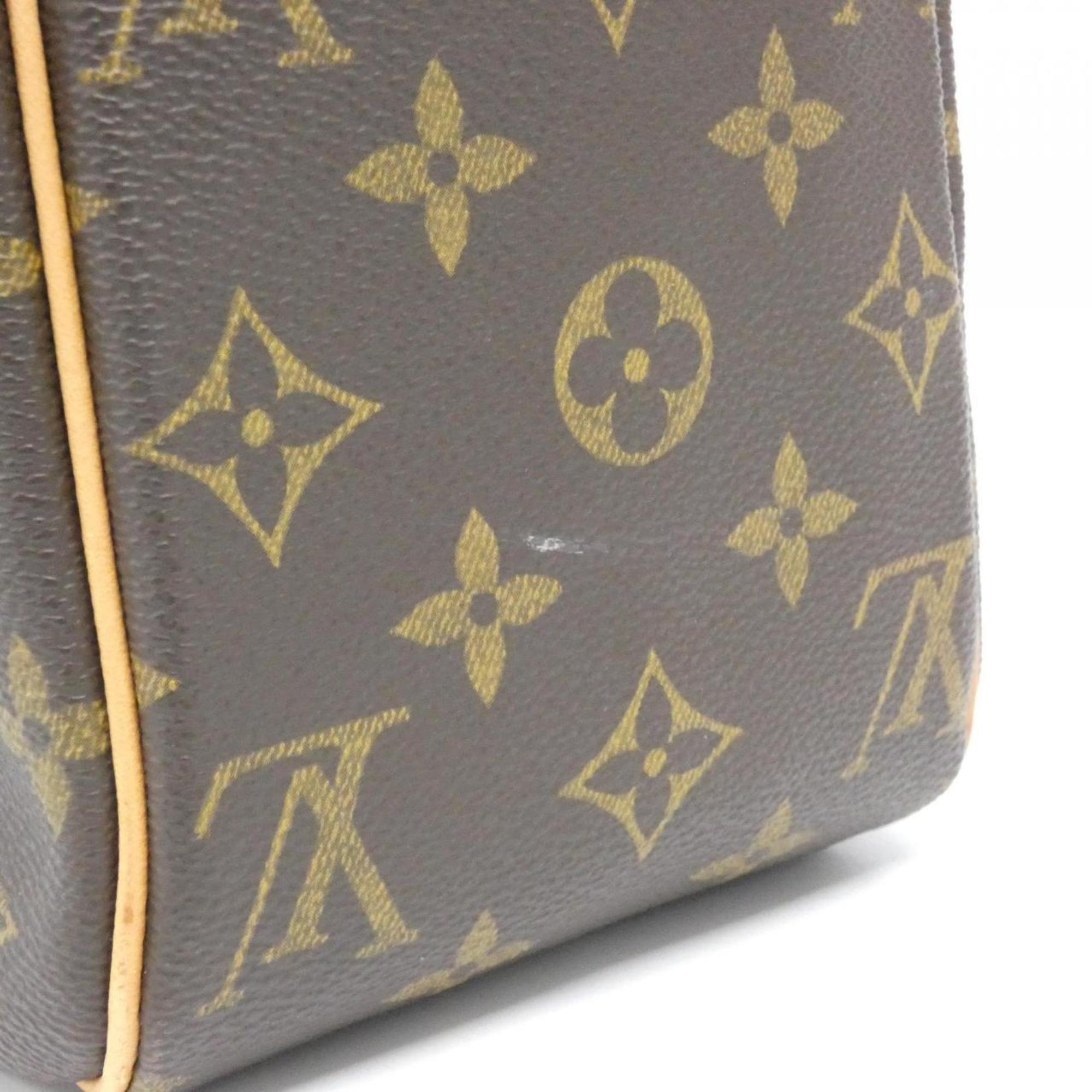 Louis Vuitton Brown Coated Canvas Shoulder Bag