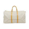 Louis Vuitton Damier Azur Azur Coated Canvas Boston Bag