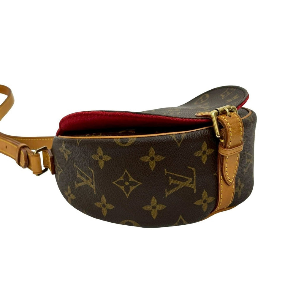 Louis Vuitton Brown Leather Pvc Pochette Shoulder Bag
