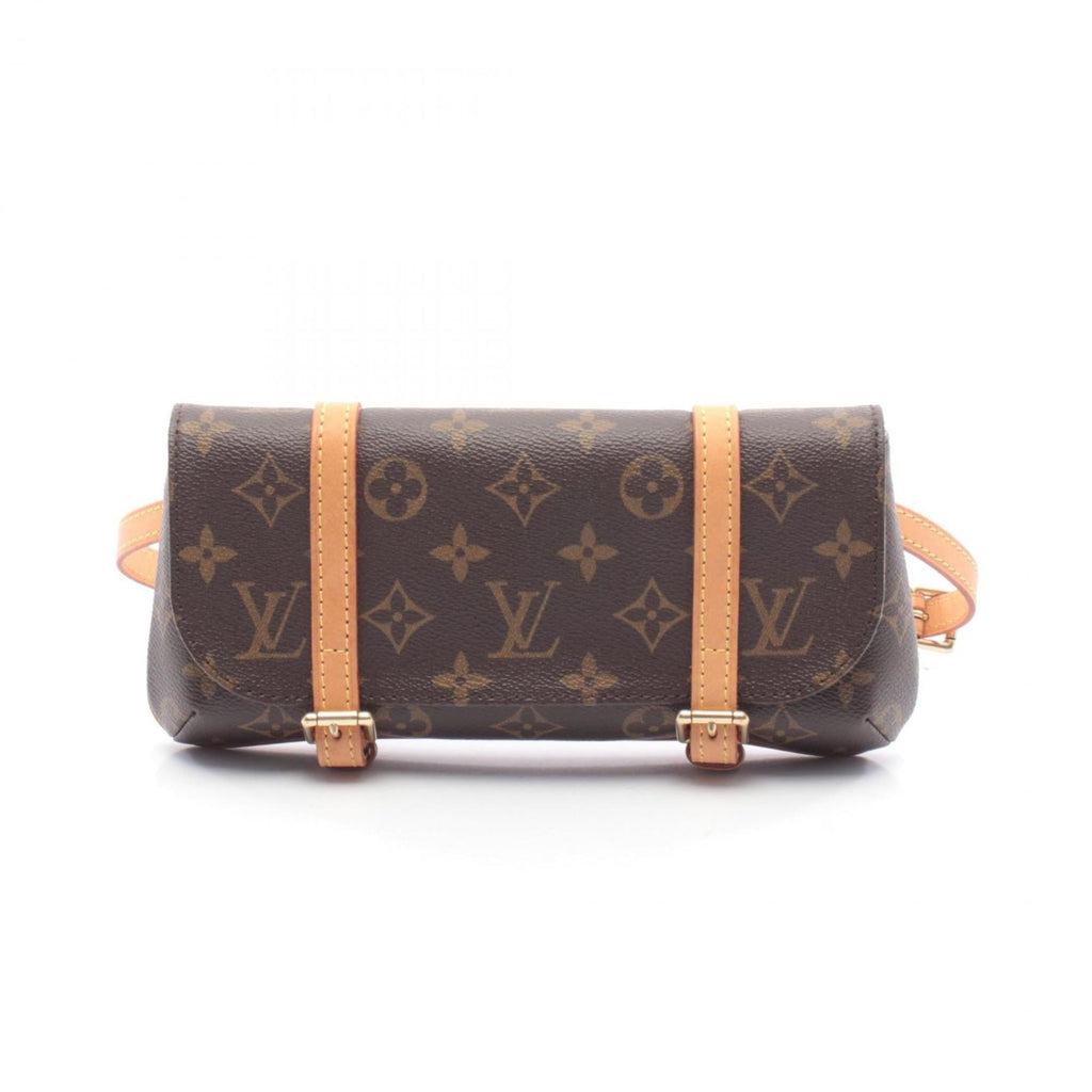 Louis Vuitton Brown Monogram Coated Canvas Leather Fanny Pack Pochette