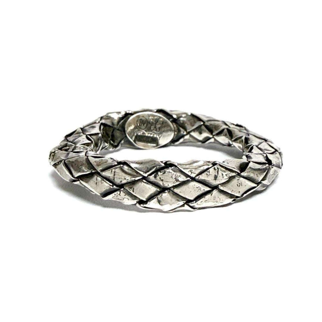 Bottega Veneta Silver 925 Band Ring