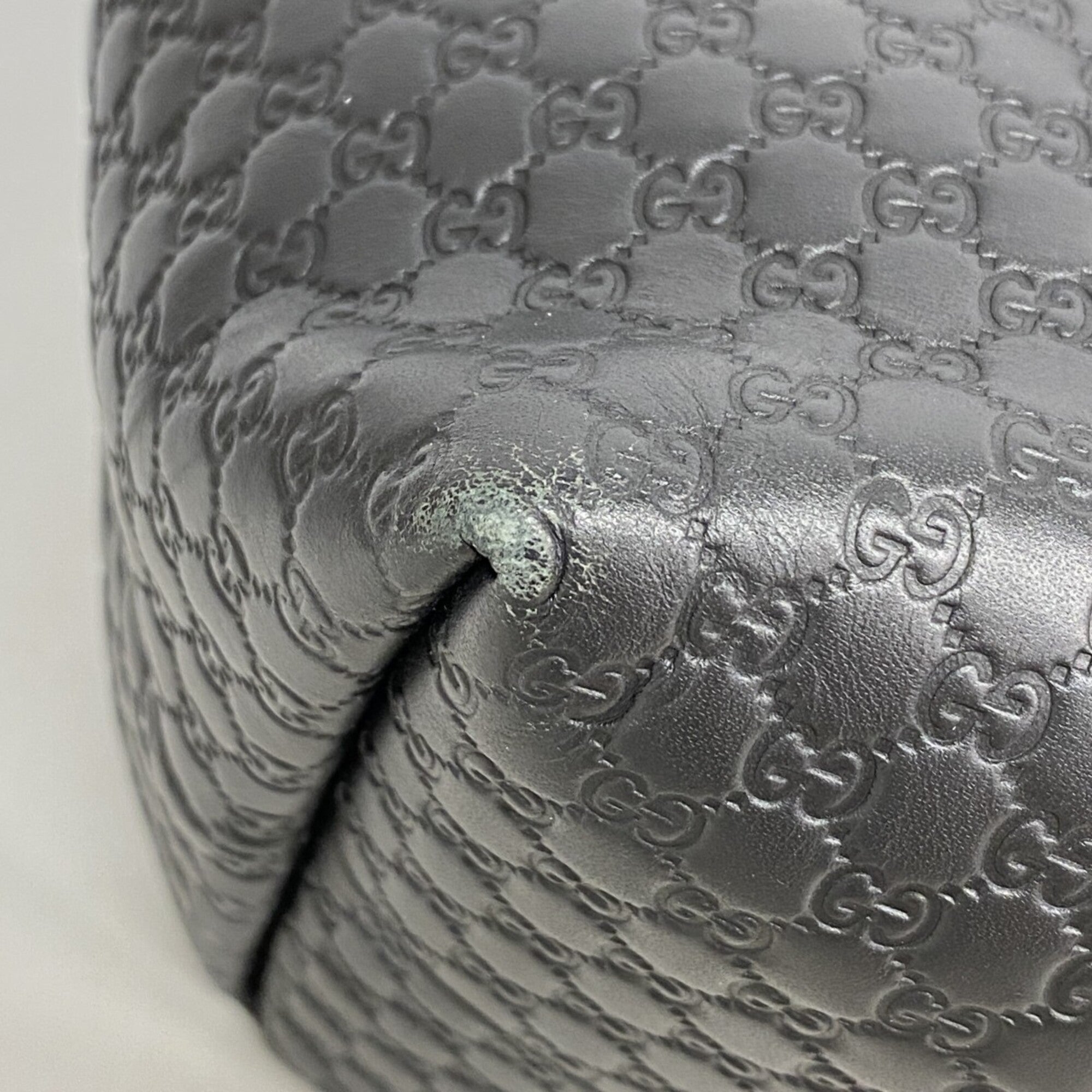 Gucci Black Leather Tote Bag (Pre-Owned)