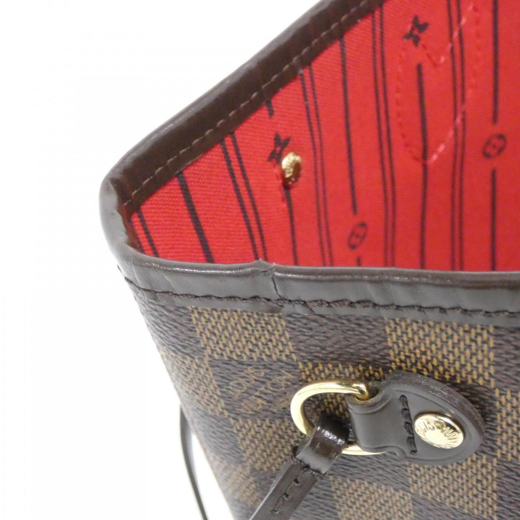 Louis Vuitton Brown Coated Canvas Handbag