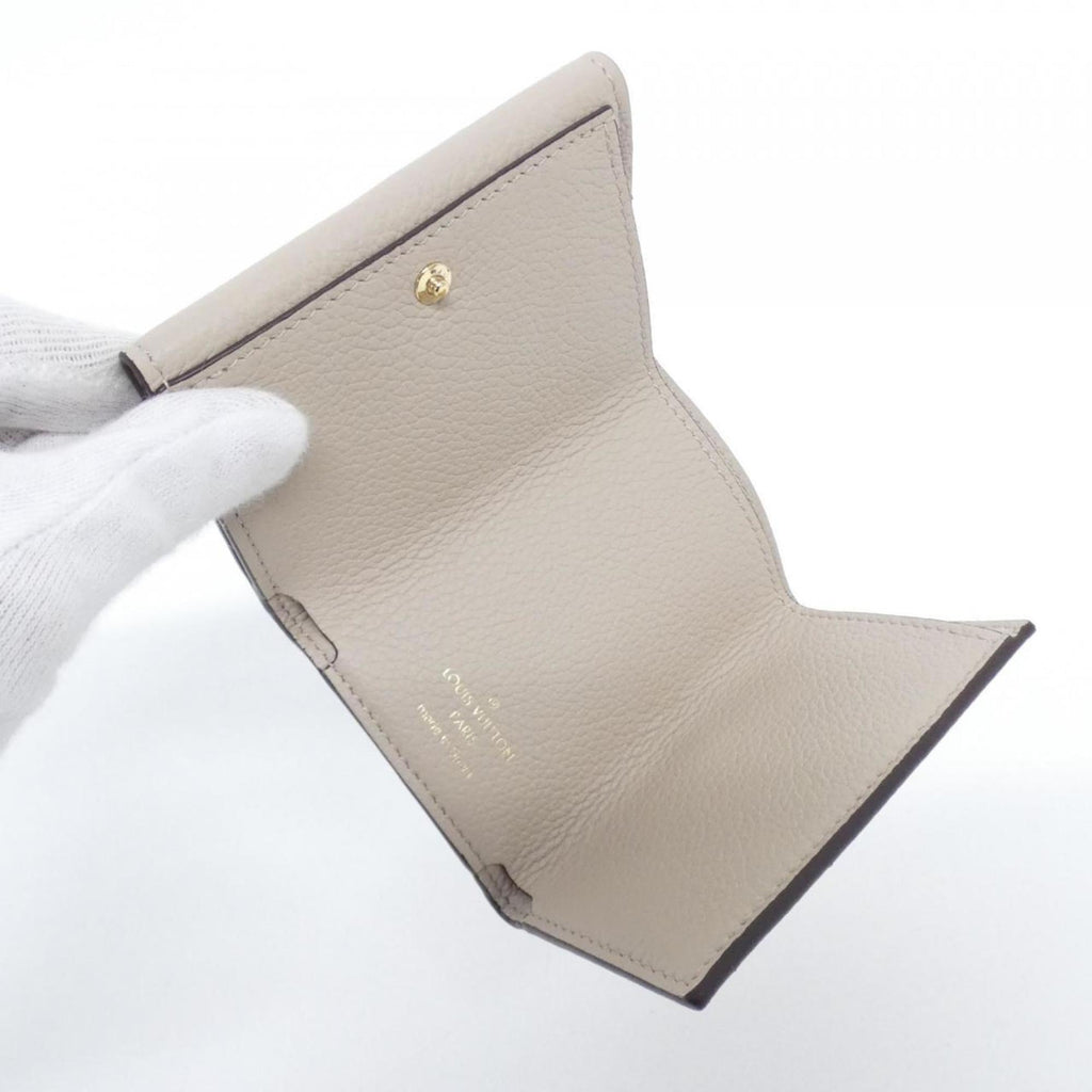 Louis Vuitton Grayish Leather Wallet (Tri-Fold)