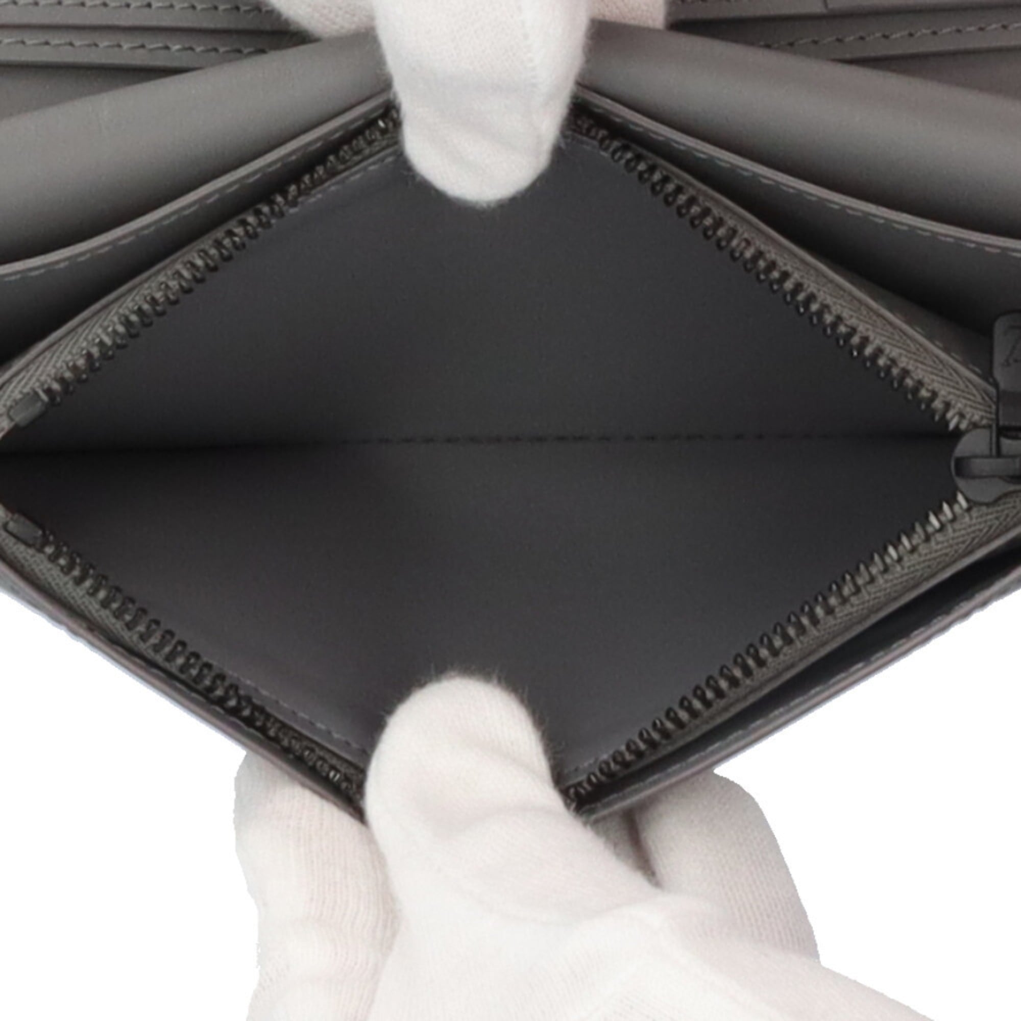 Louis Vuitton Gray Monogram Shadow Long Wallet