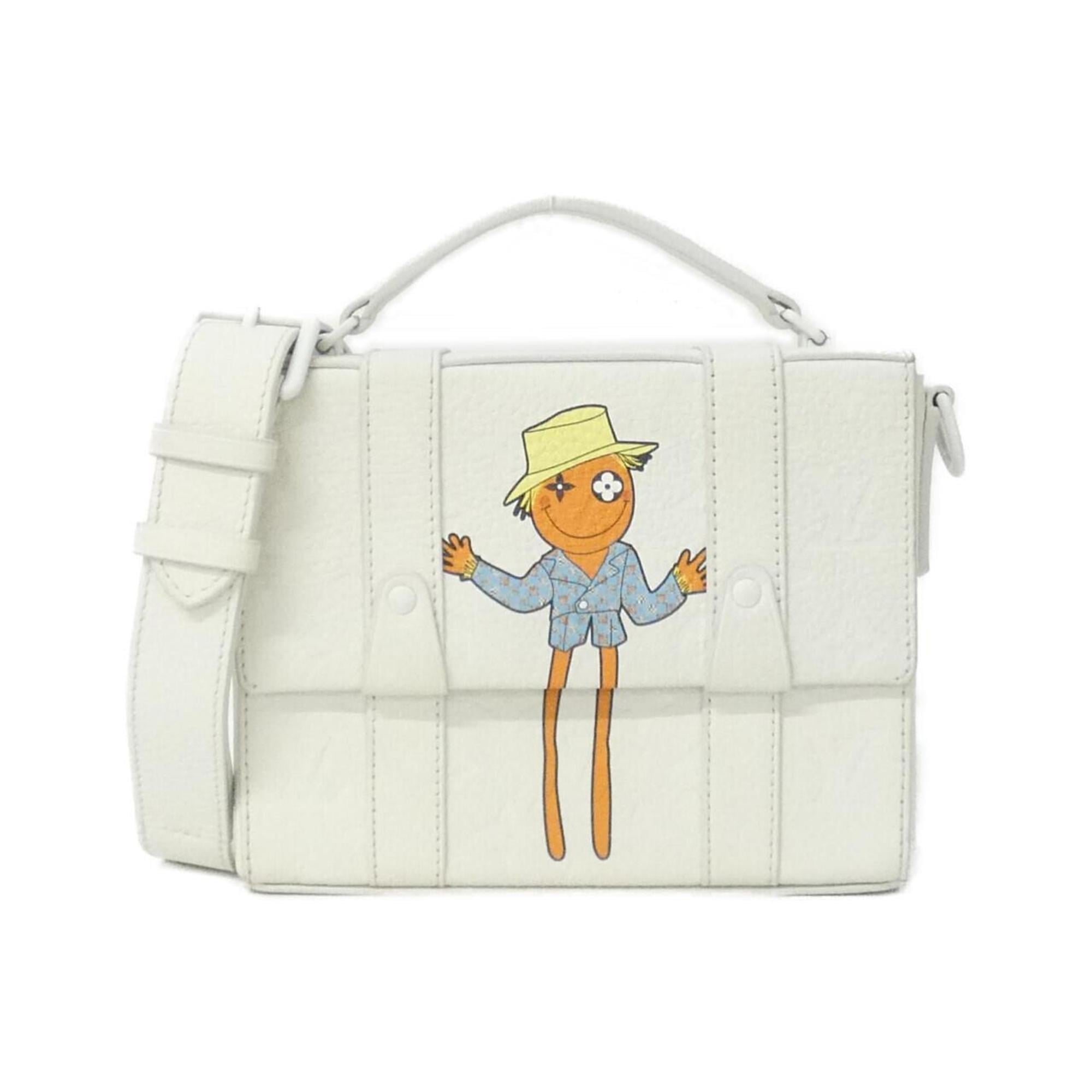 Louis Vuitton Monogram White Monogram Leather Shoulder Bag