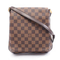 Louis Vuitton Brown Damier Canvas Coated Canvas Leather Shoulder Bag