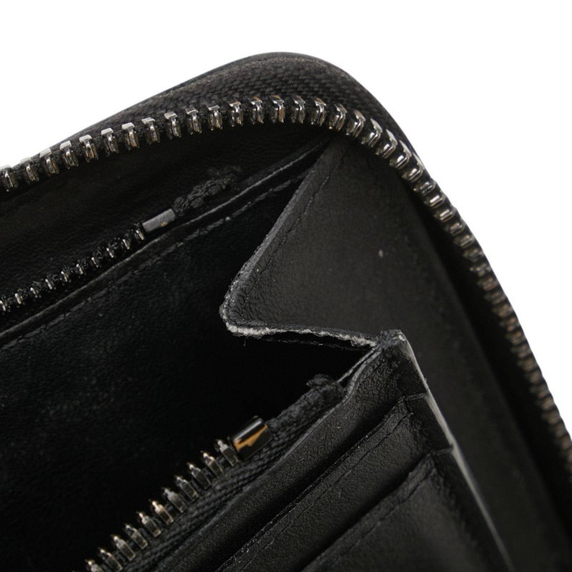 Louis Vuitton Black Noir Leather Long Wallet