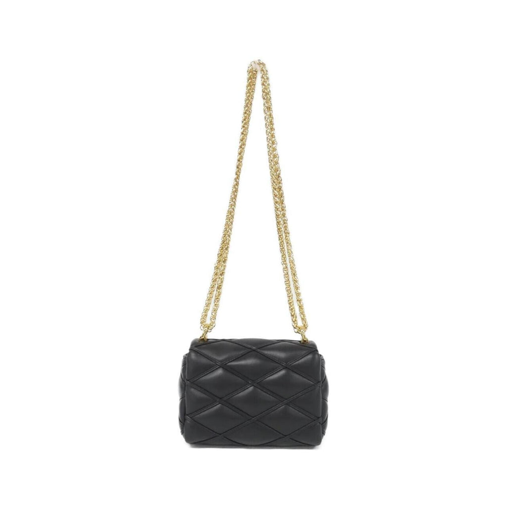Louis Vuitton Black Leather Shoulder Bag