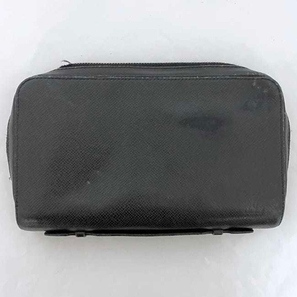 Louis Vuitton Ardoise Black Taiga Leather Long Wallet