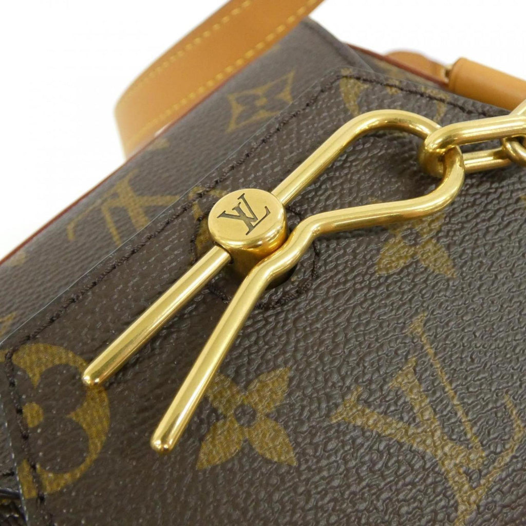 Louis Vuitton Marron Coated Canvas Shoulder Bag
