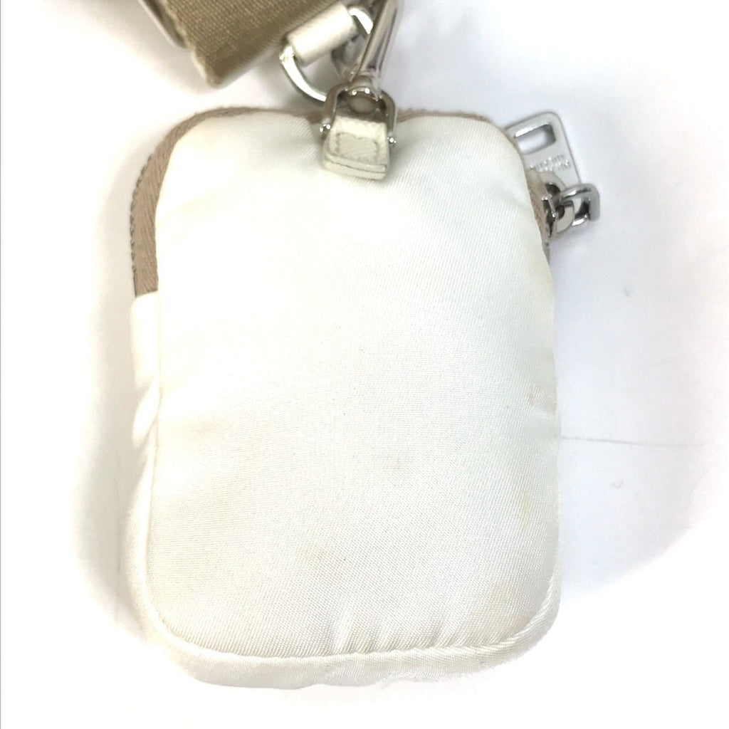 Prada White Cloth Shoulder Bag