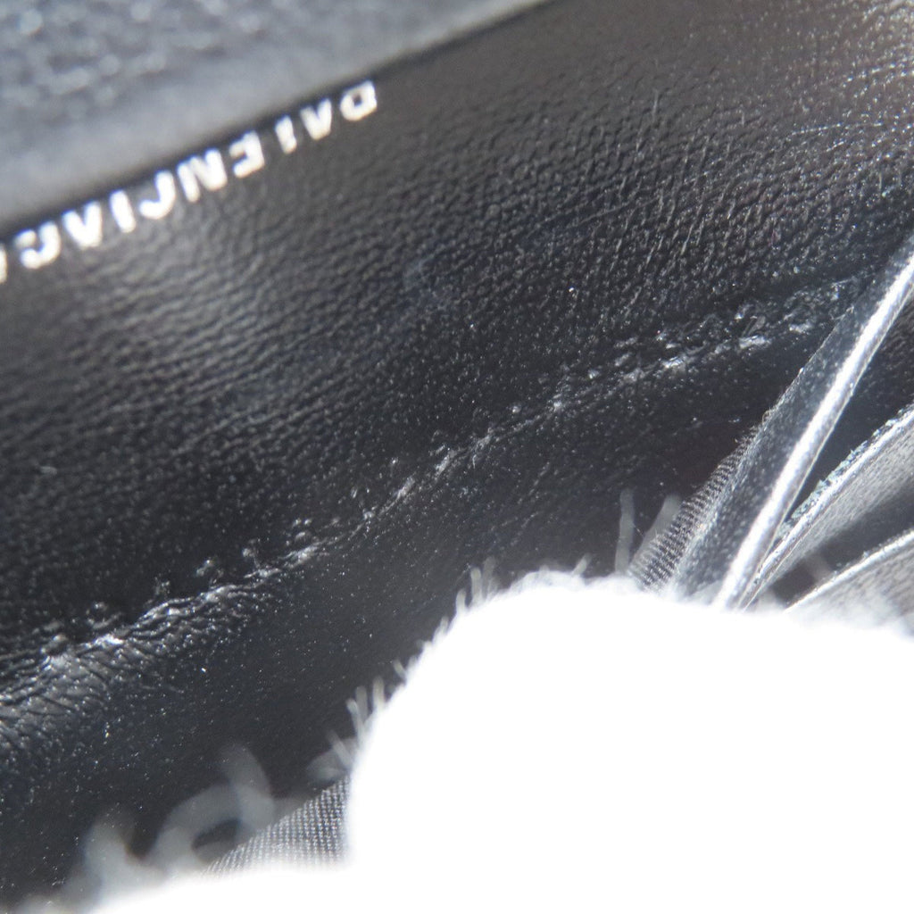 Balenciaga Black Leather Wallet (Bi-Fold)