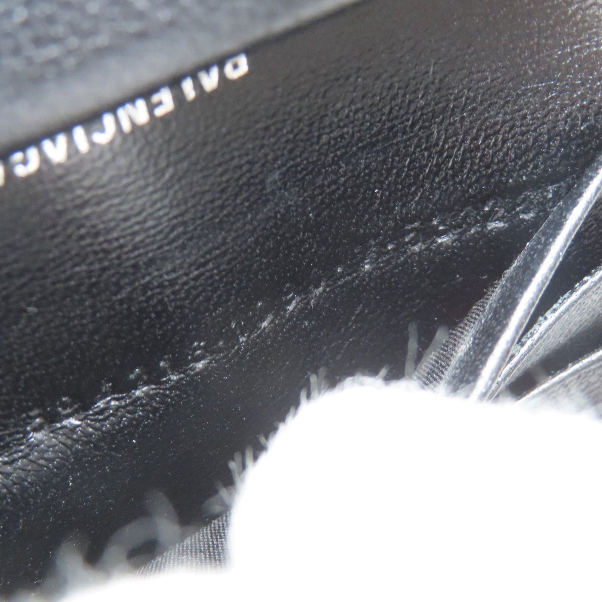 Balenciaga Black Leather Wallet (Bi-Fold)