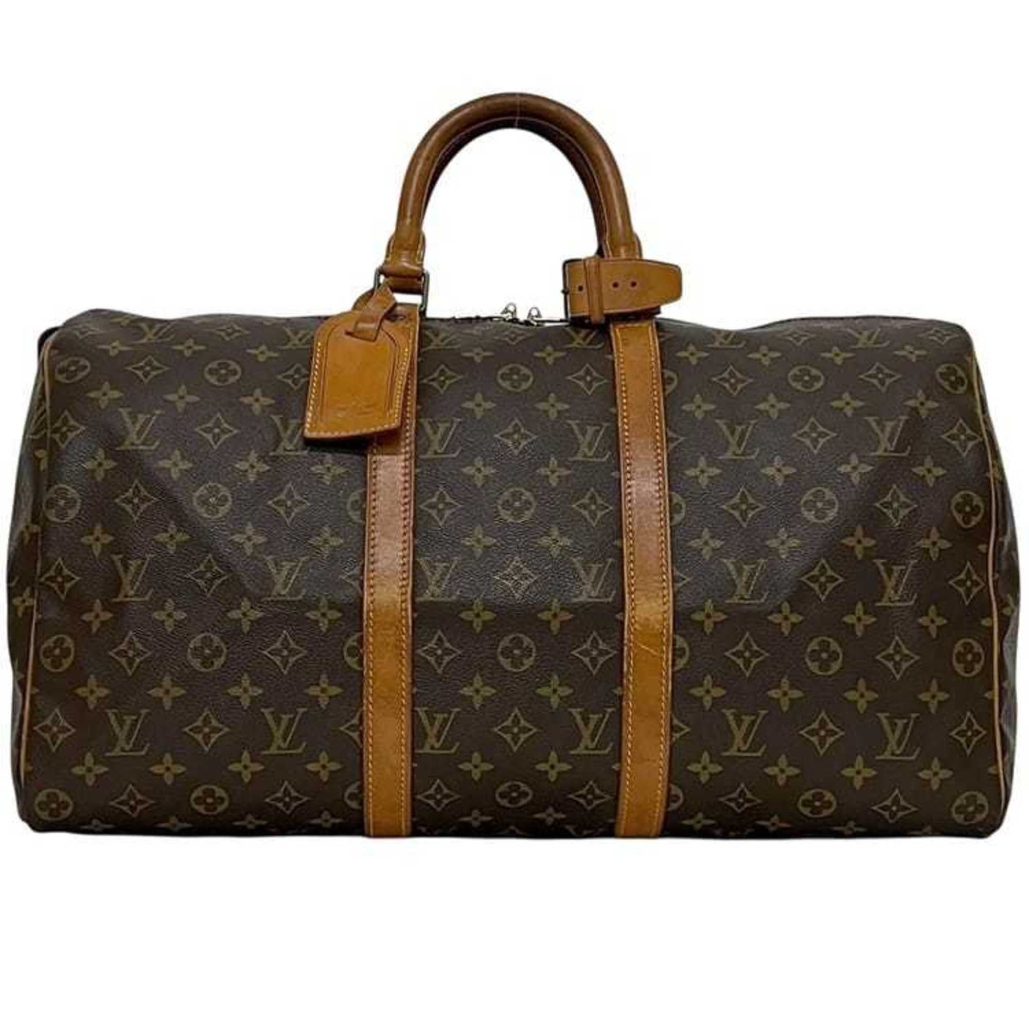 Louis Vuitton Brown Monogram Monogram Boston Bag