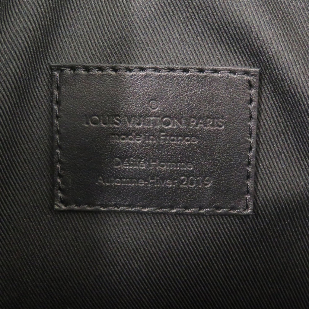 Louis Vuitton Black Leather Shoulder Bag