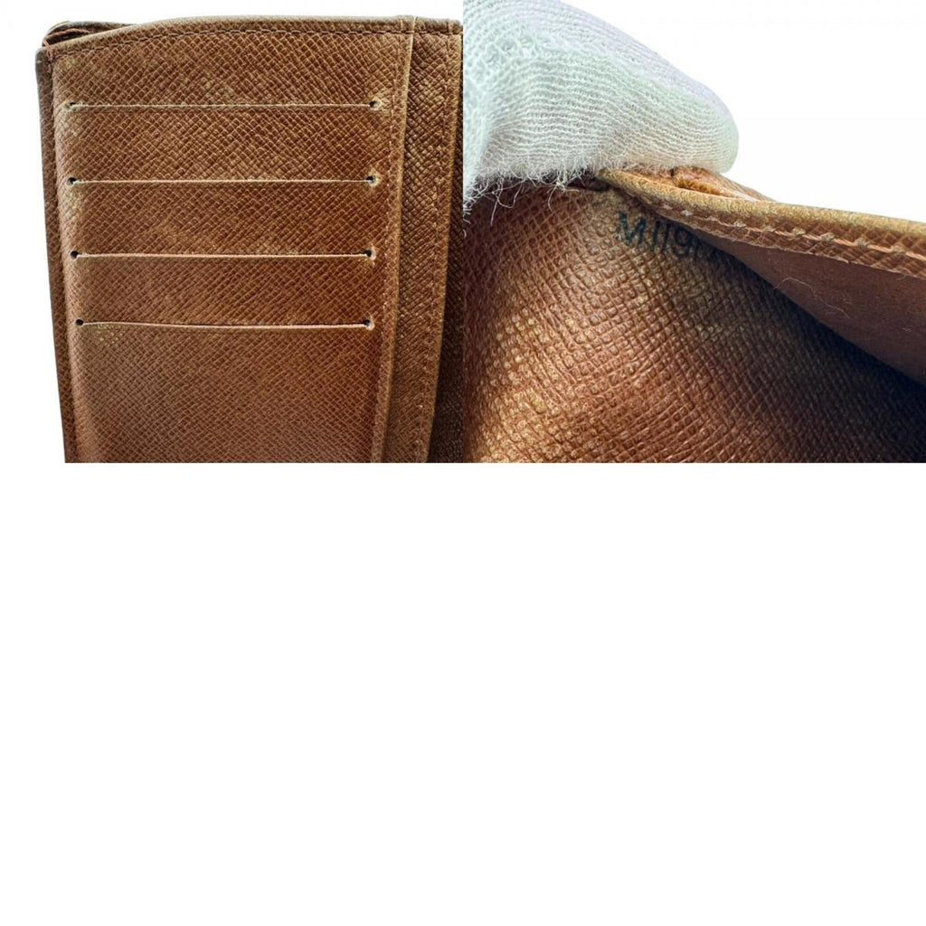 Louis Vuitton Monogram Brown Leather Wallet