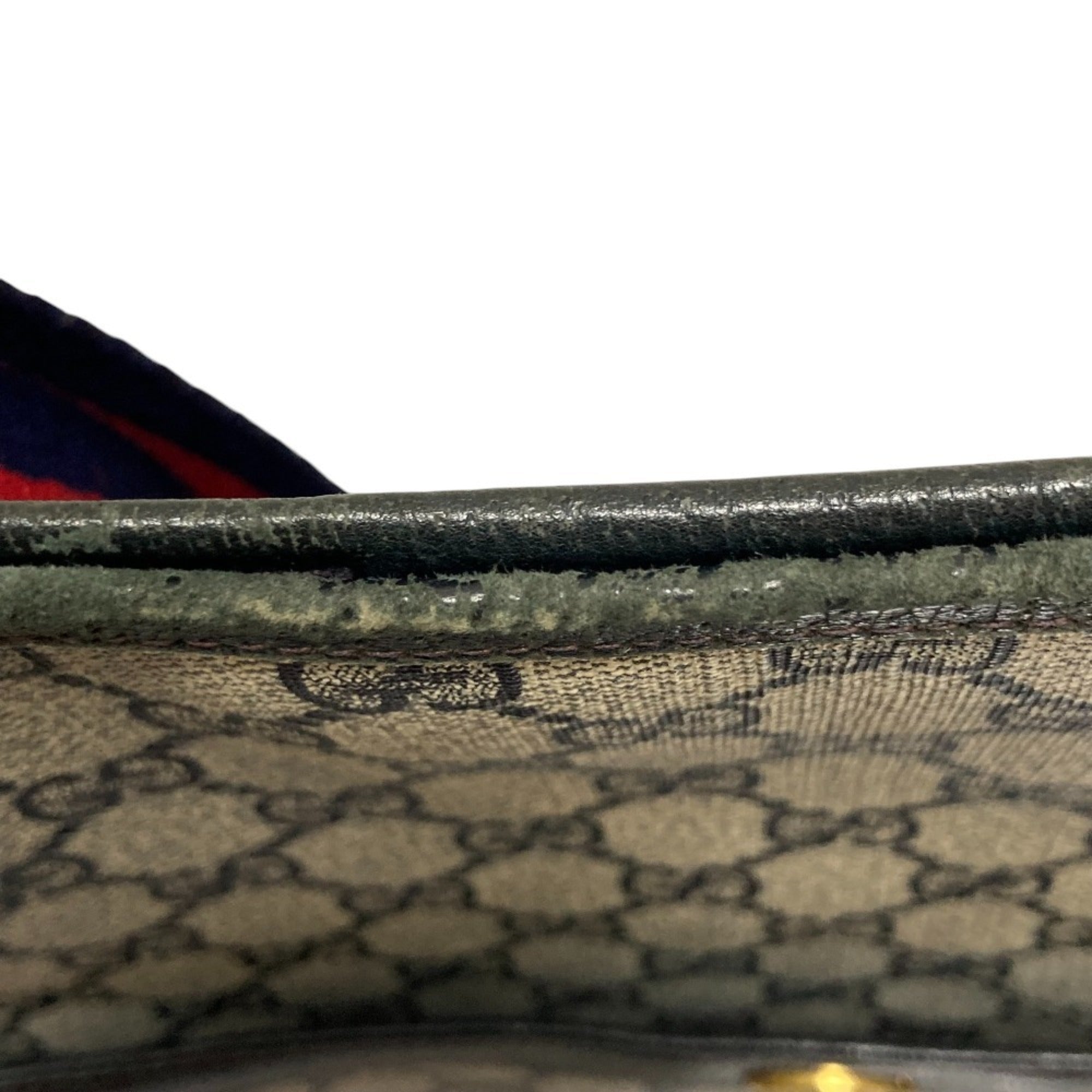 Gucci Gray Navy Gg Plus Tote Bag (Pre-Owned)
