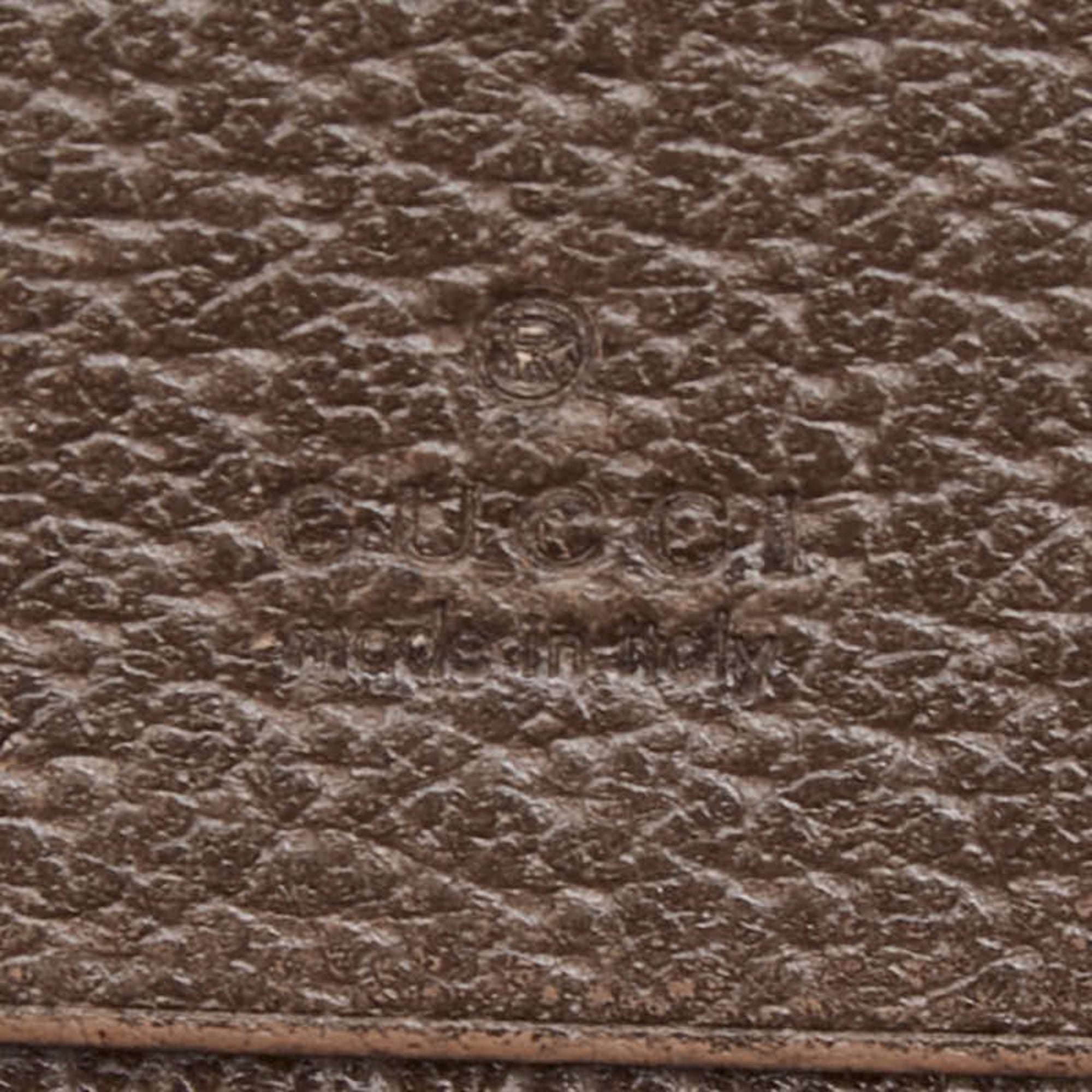 Gucci Beige Multi-Color Leather Wallet (Bi-Fold) (Pre-Owned)