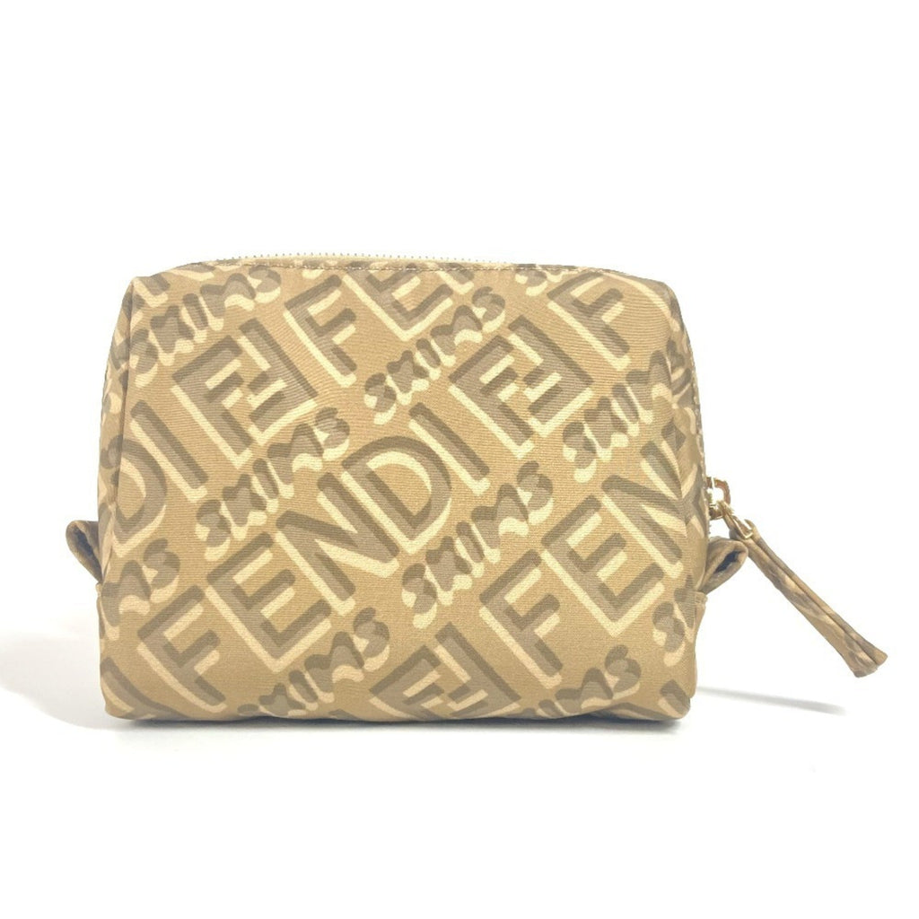 Fendi Beige Nylon Pouch