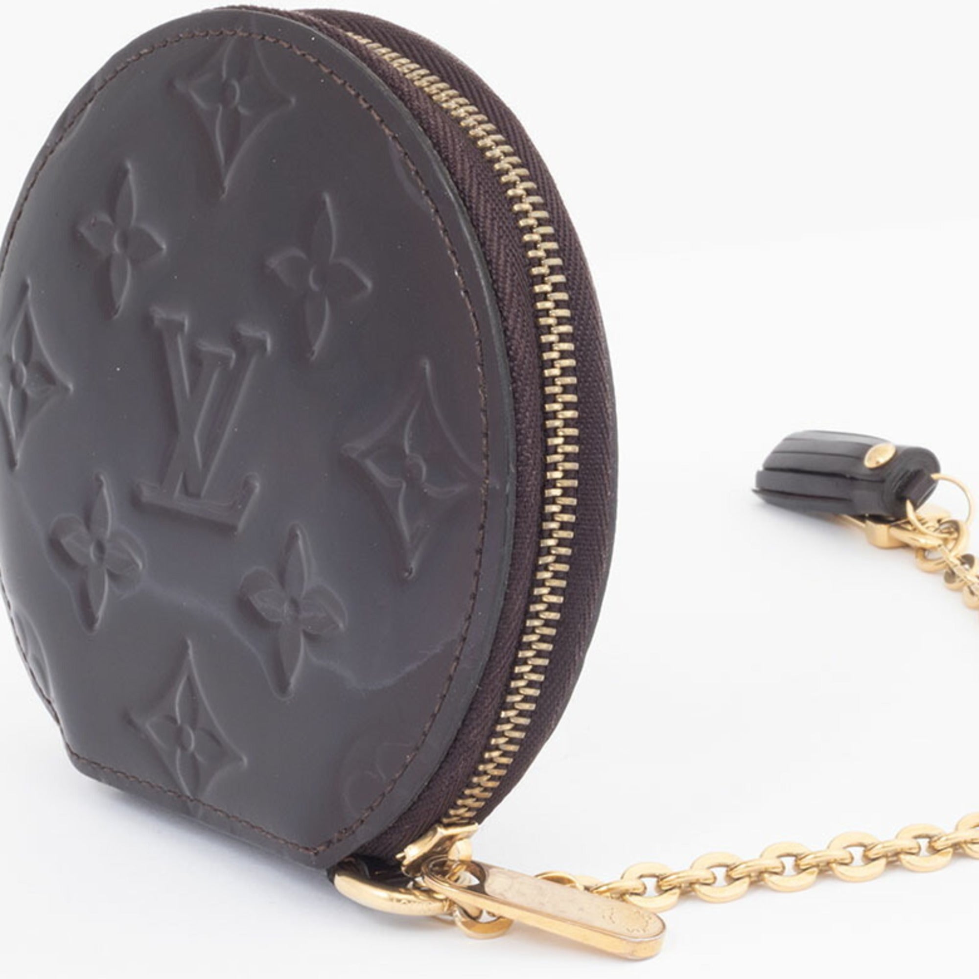 Louis Vuitton Monogram Vernis Amarante Monogram Vernis Coin Purse/Coin Case