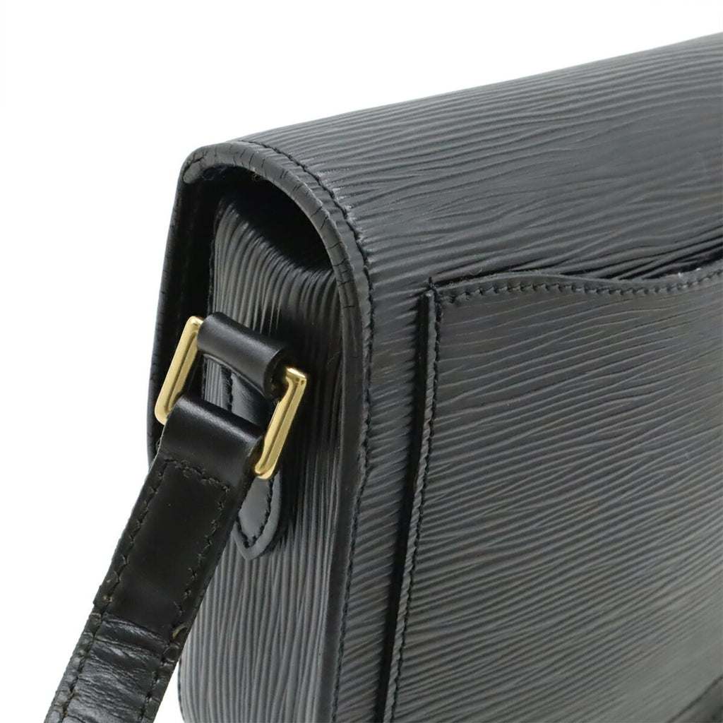 Louis Vuitton Epi Black Noir Epi Leather Pochette Shoulder Bag