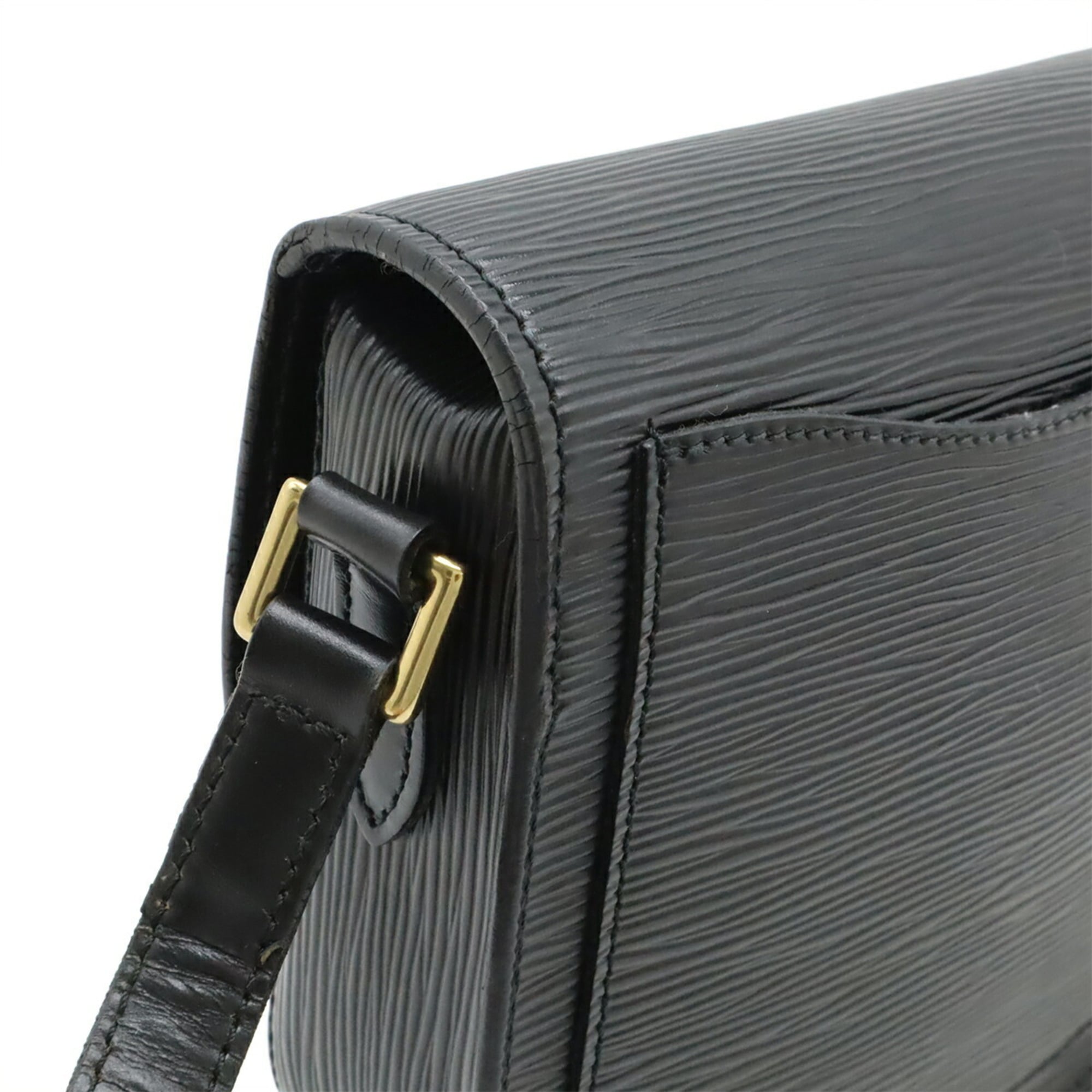 Louis Vuitton Epi Black Noir Epi Leather Pochette Shoulder Bag