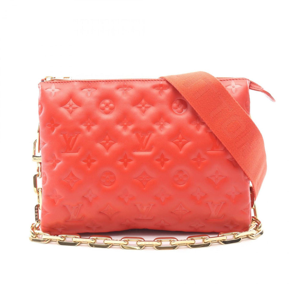 Louis Vuitton Red Color Rouge Monogram Leather Handbag Shoulder Bag