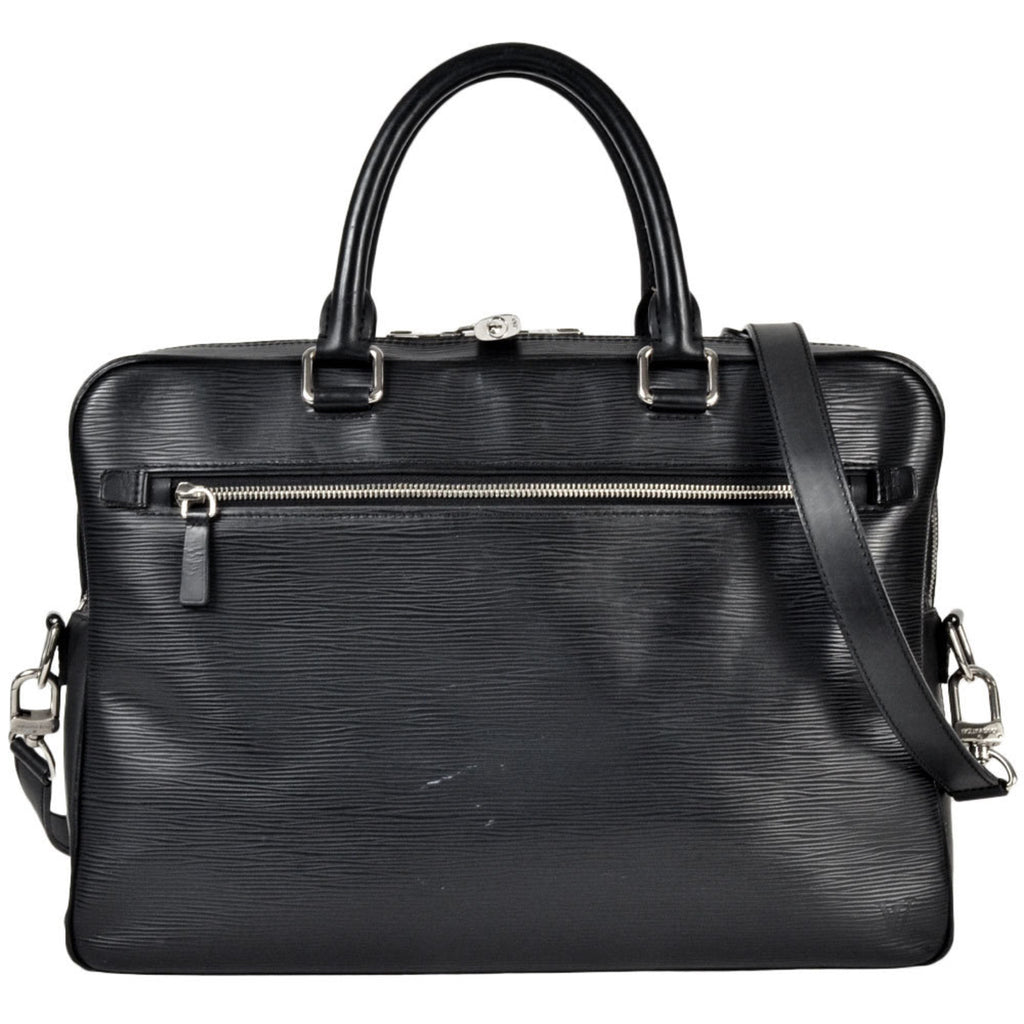 Louis Vuitton Black Noir Epi Leather Shoulder Bag