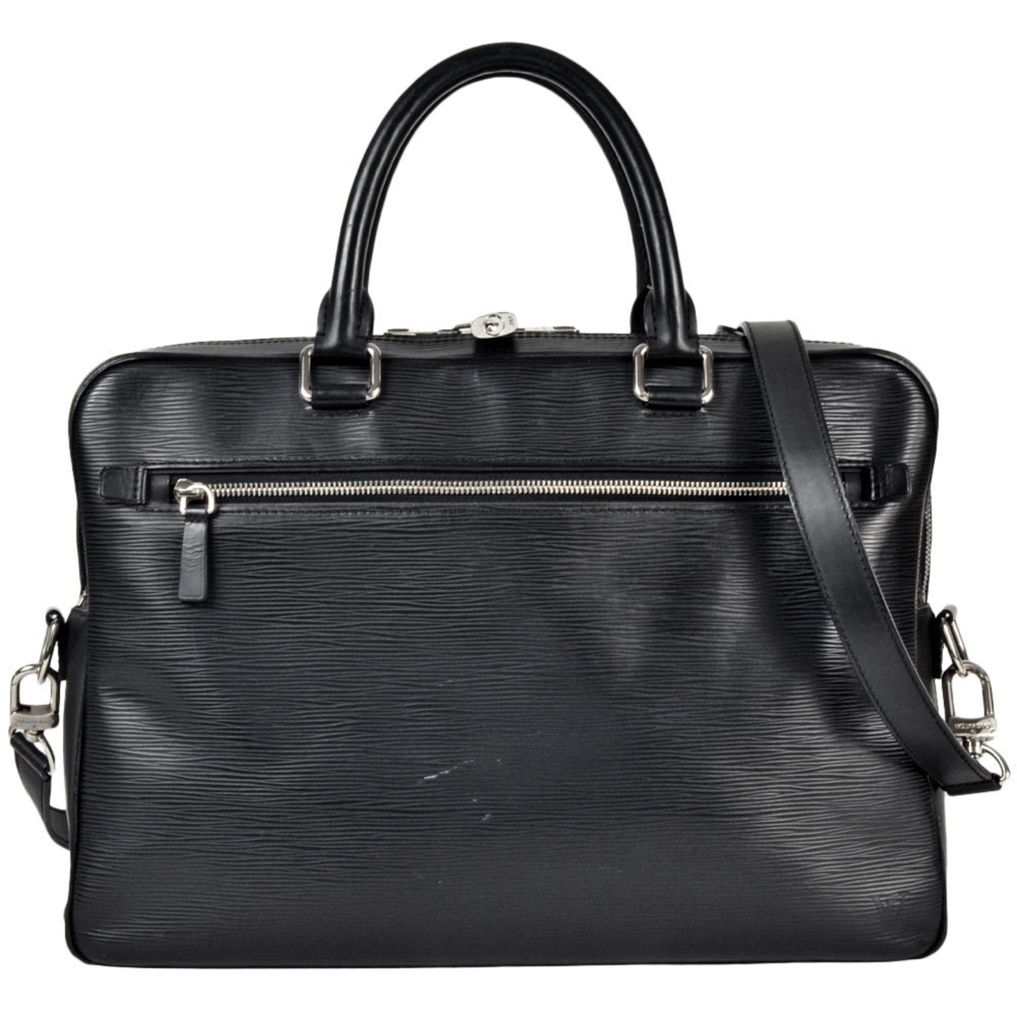 Louis Vuitton Black Noir Epi Leather Shoulder Bag