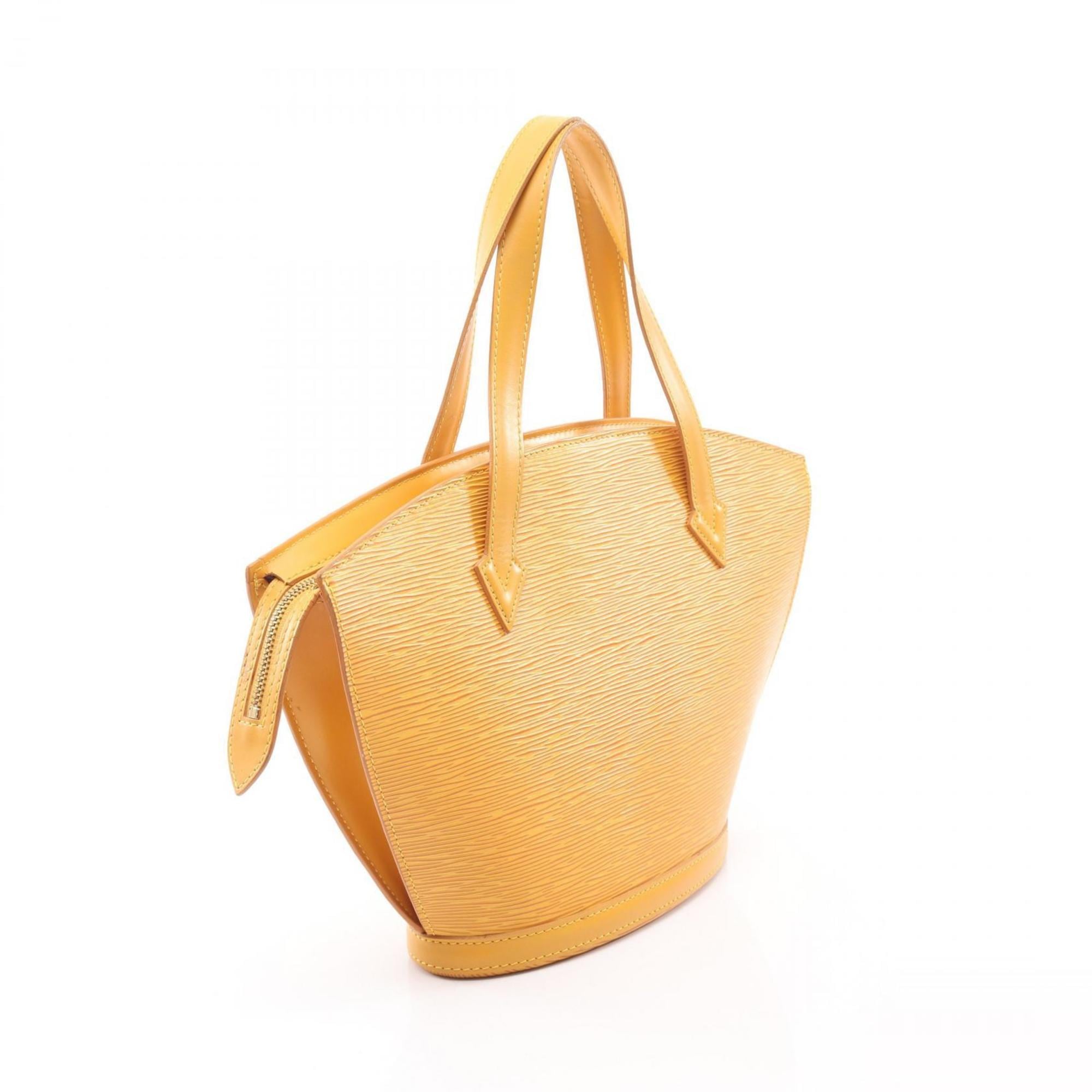 Louis Vuitton Yellow Epi Leather Handbag
