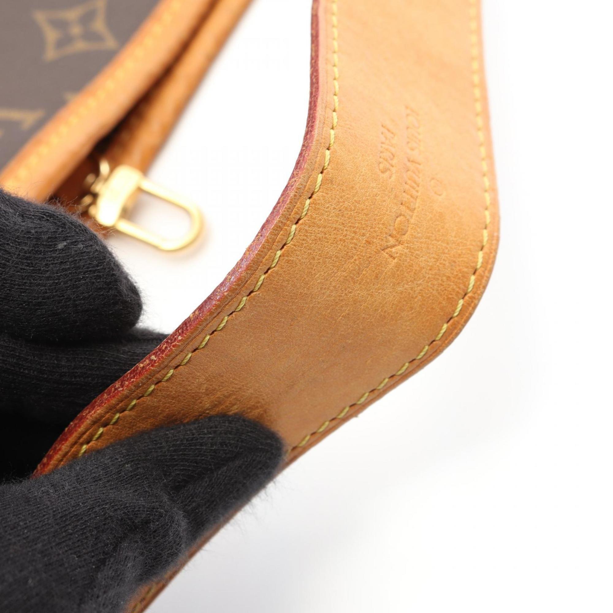 Louis Vuitton Brown Monogram Coated Canvas Shoulder Bag