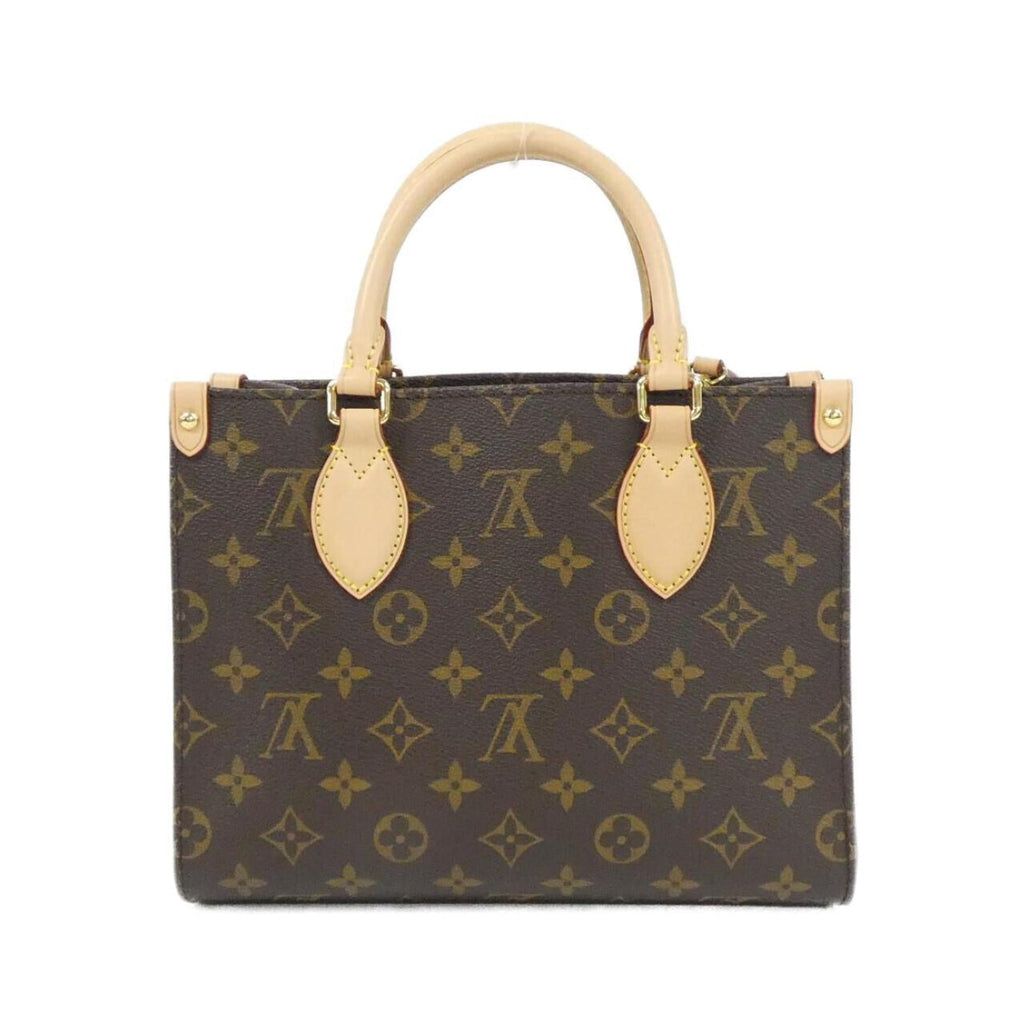 Louis Vuitton Marron Coated Canvas Handbag